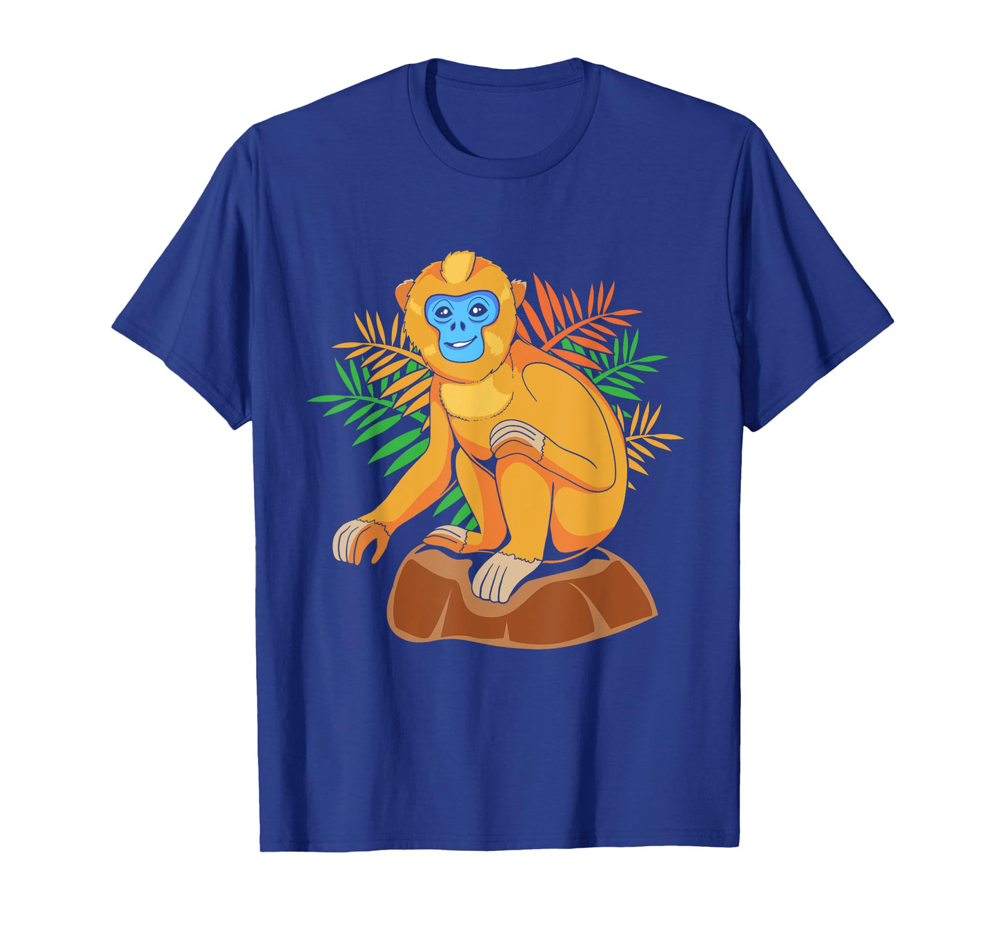 Funny Golden Snub Nosed Monkey Sitting T-Shirt