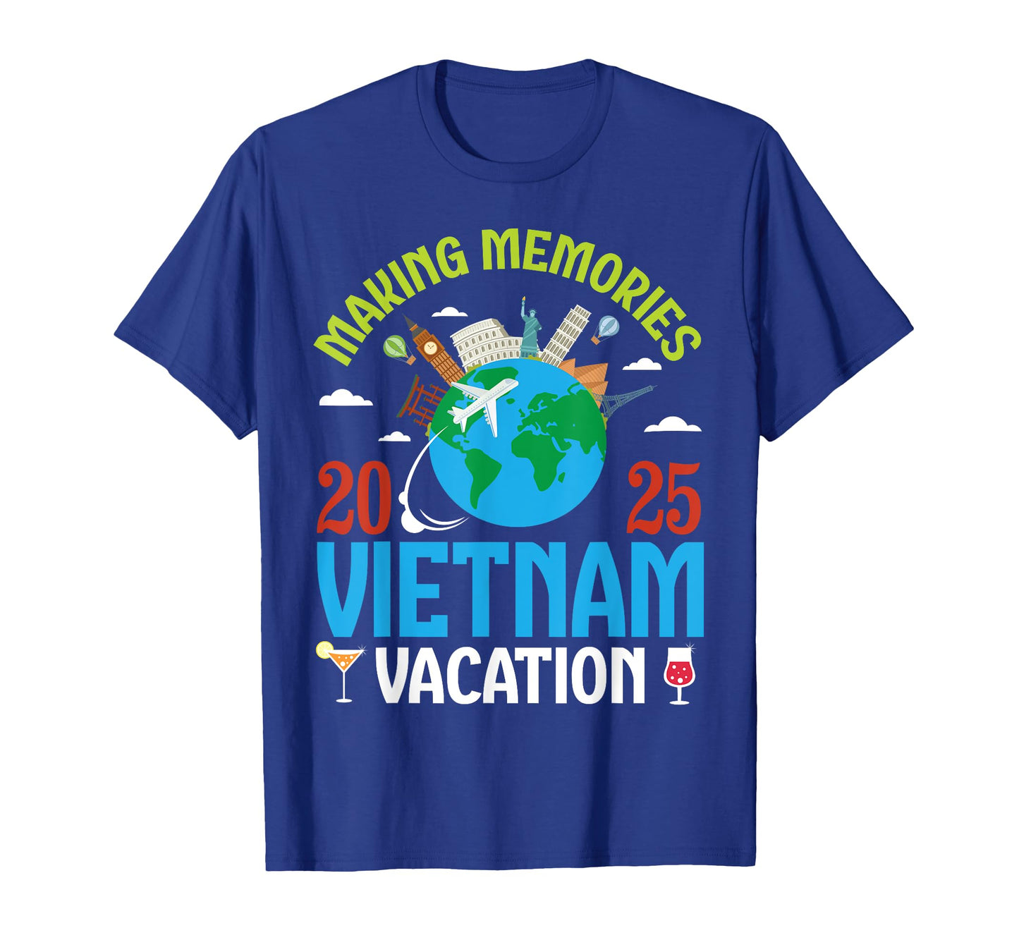 Making Memories Vietnam Vacation 2025 Travel Couple Family T-Shirt