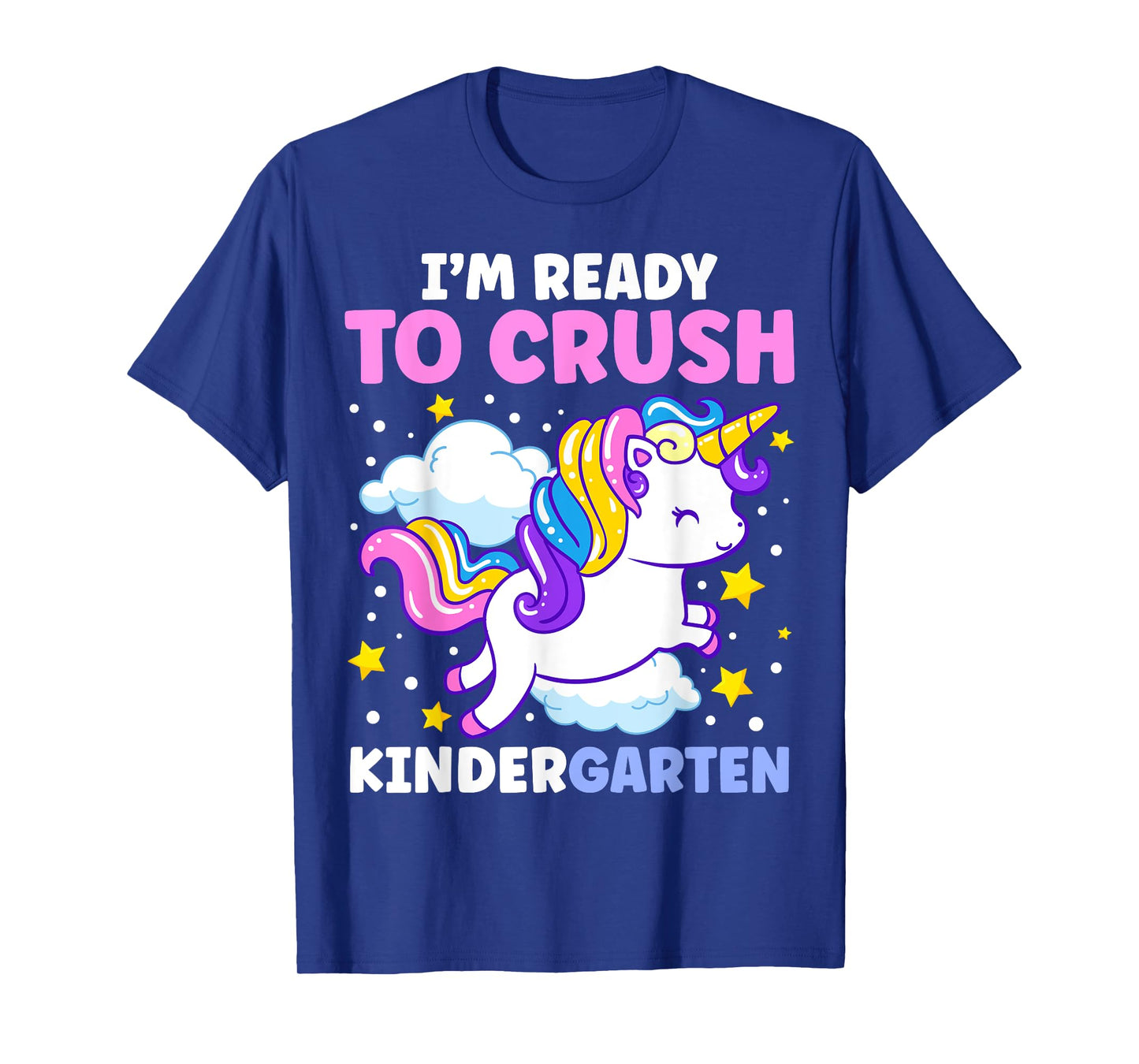 First Day of Kindergarten Unicorn Girls Back to School T-Shirt