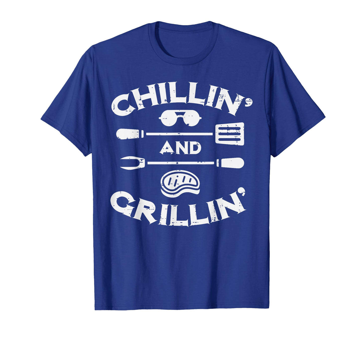 Bbq Chillin And Grillin Barbecue Pit Men Women Kids T-Shirt