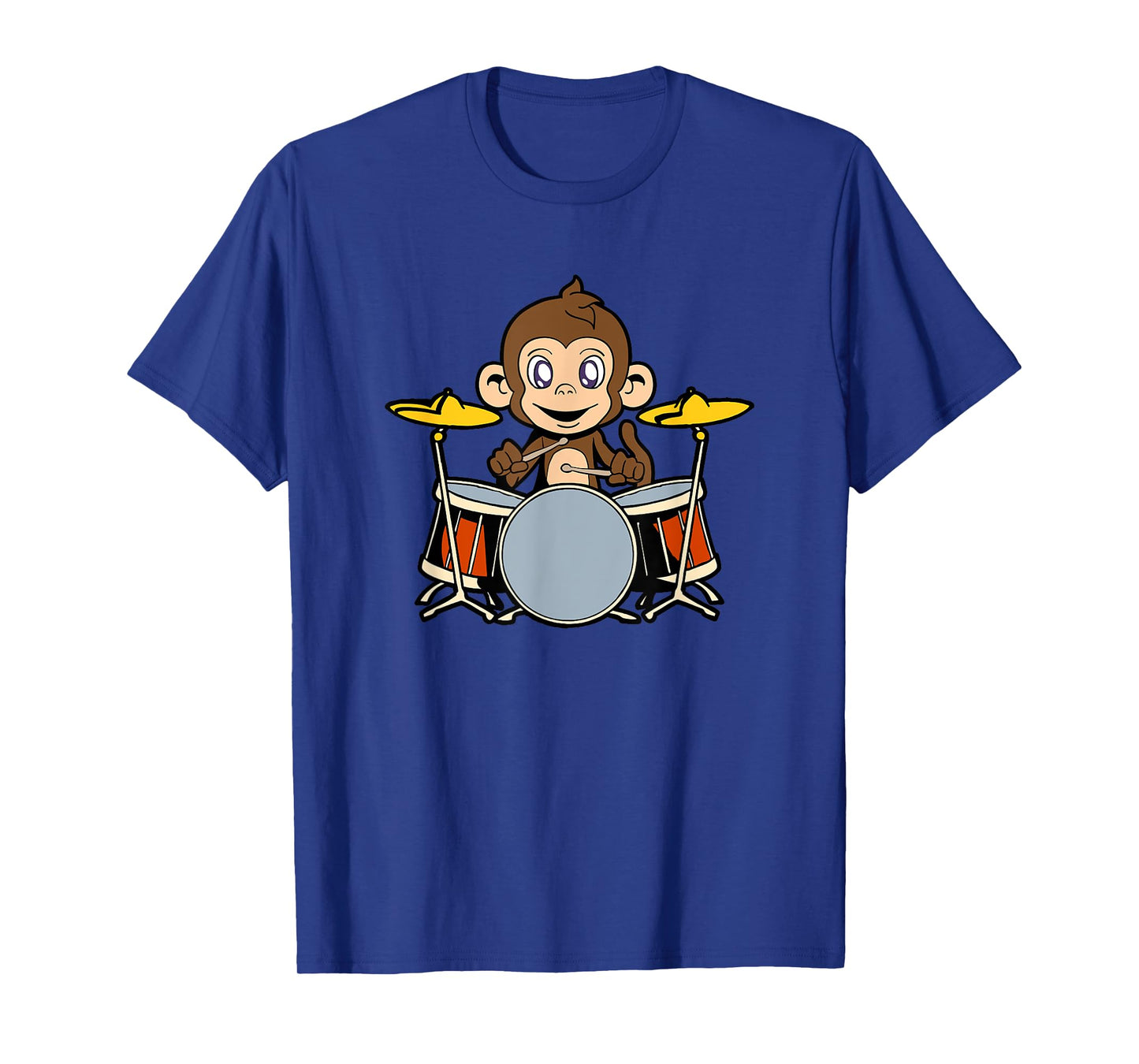 Cartoon monkey playing drums T-Shirt
