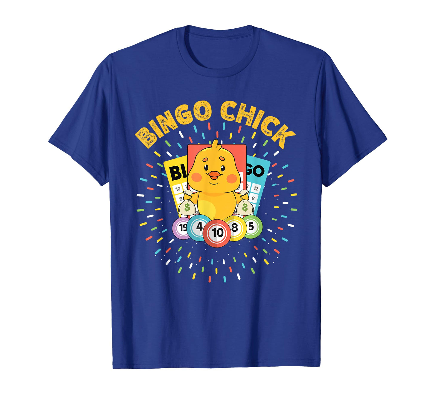 Bingo Chick Bingo Card Baby Chicken Design T-Shirt