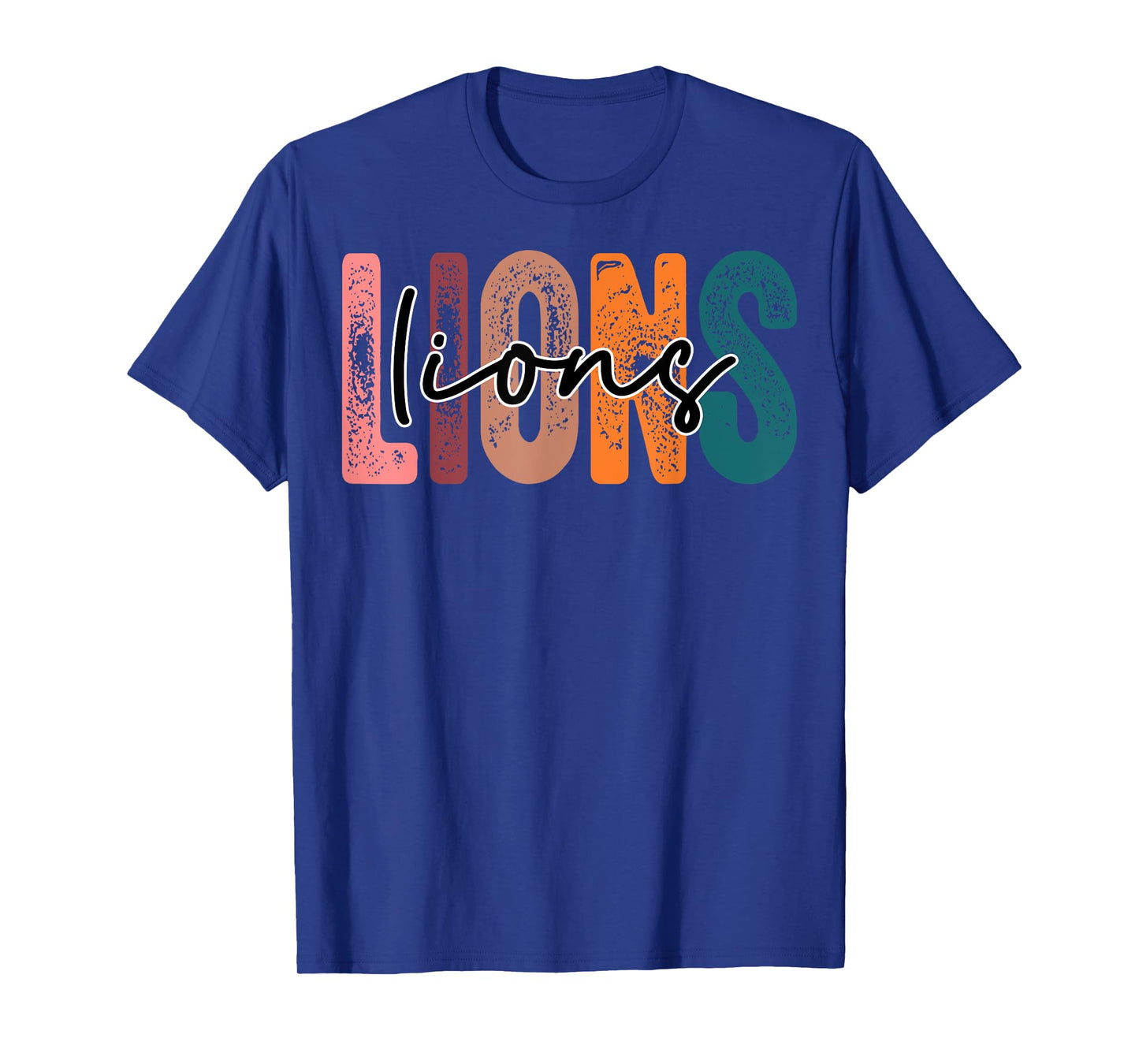 Lions School Sports Fan Team Spirit T-Shirt