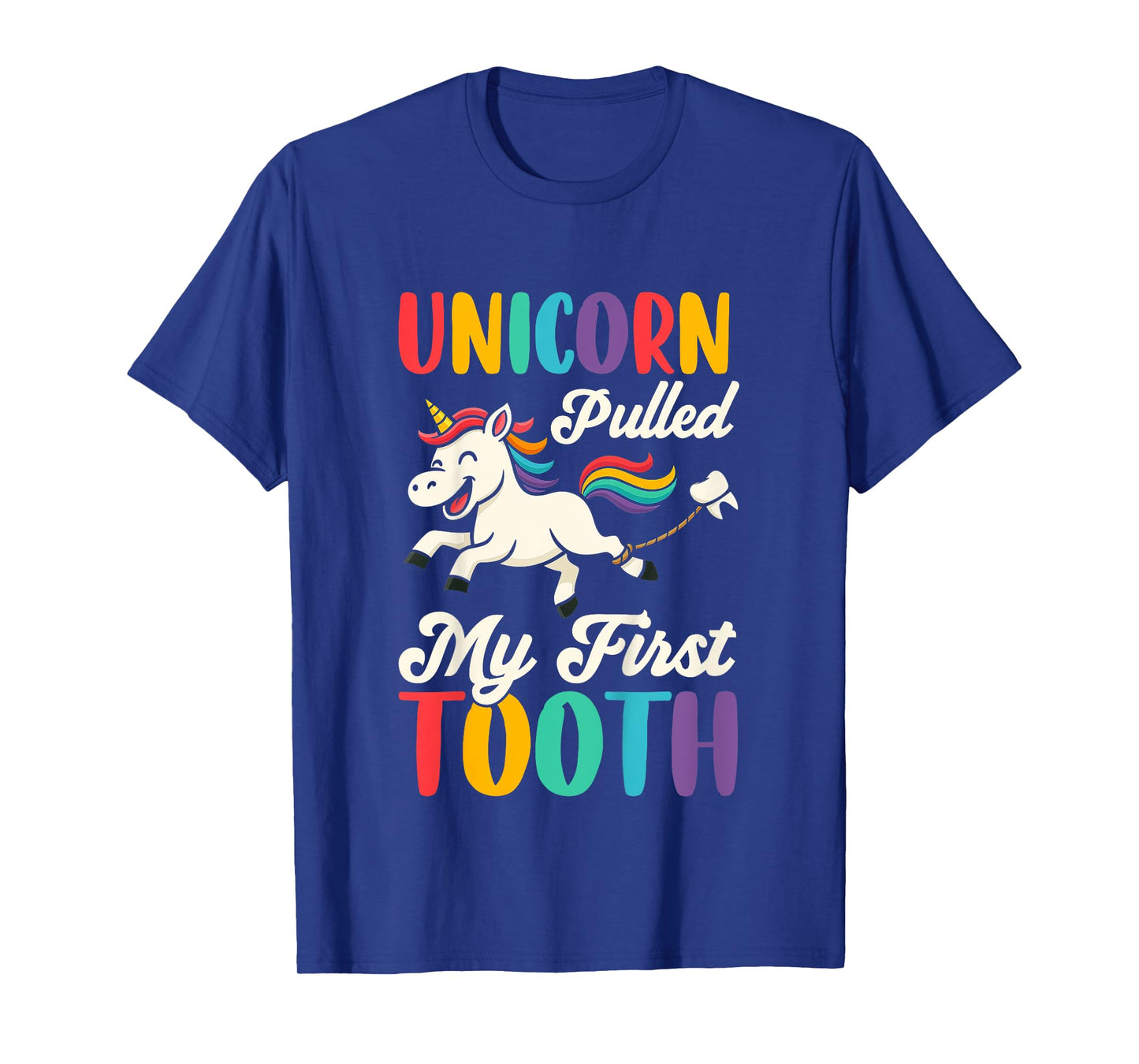 Kids Unicorn Lost my first tooth Funny first tooth loss T-Shirt