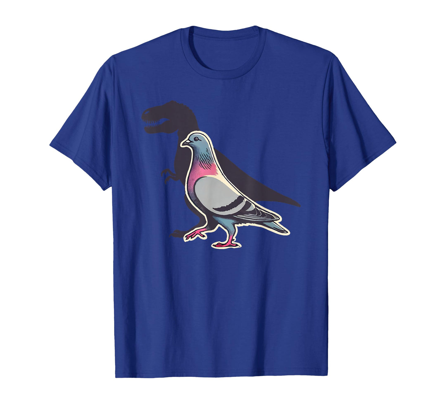 T-Rex Pigeon Racing Dinosaur Bird Animal Lover Funny T-Shirt