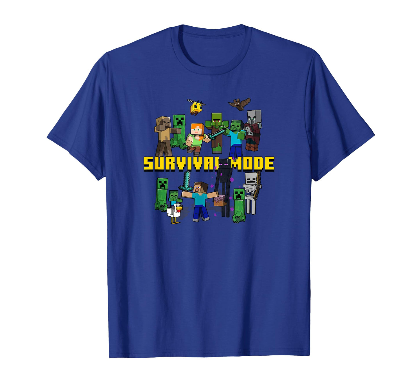 Minecraft Survival Mode Group Mashup T-Shirt