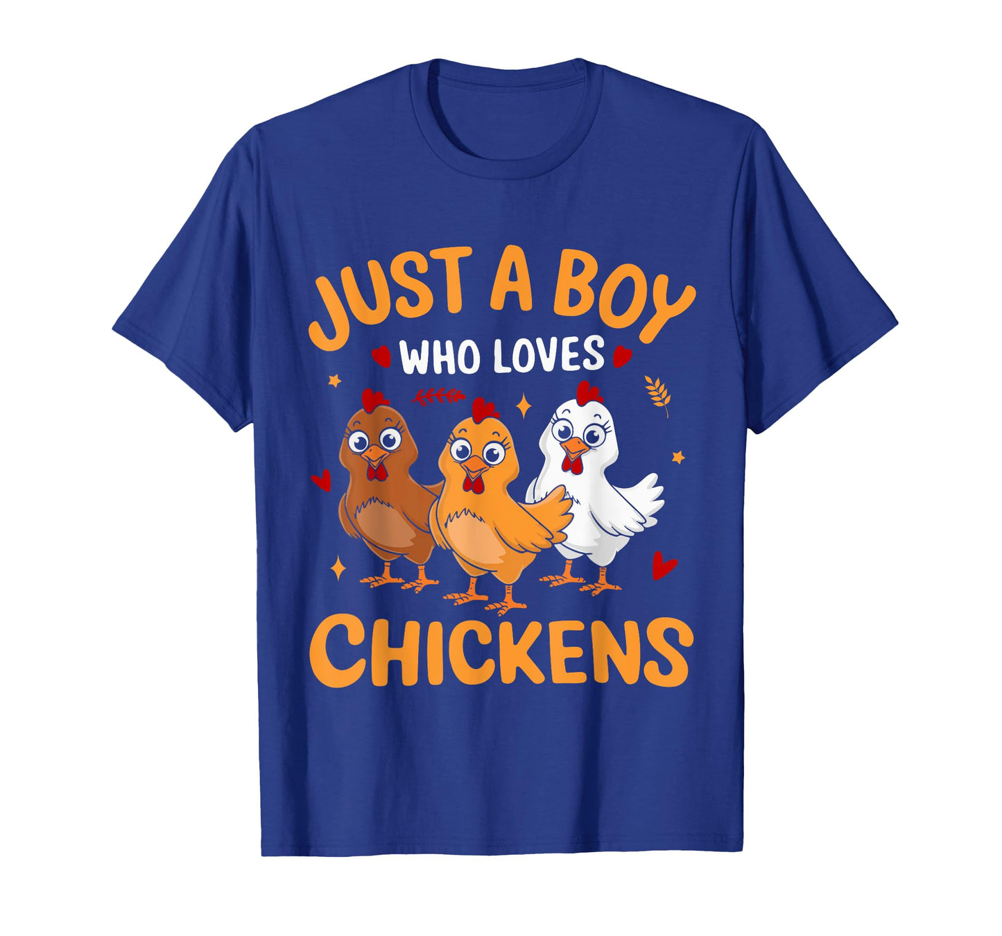 Just a Boy who loves Chickens Boys Chicken T-Shirt