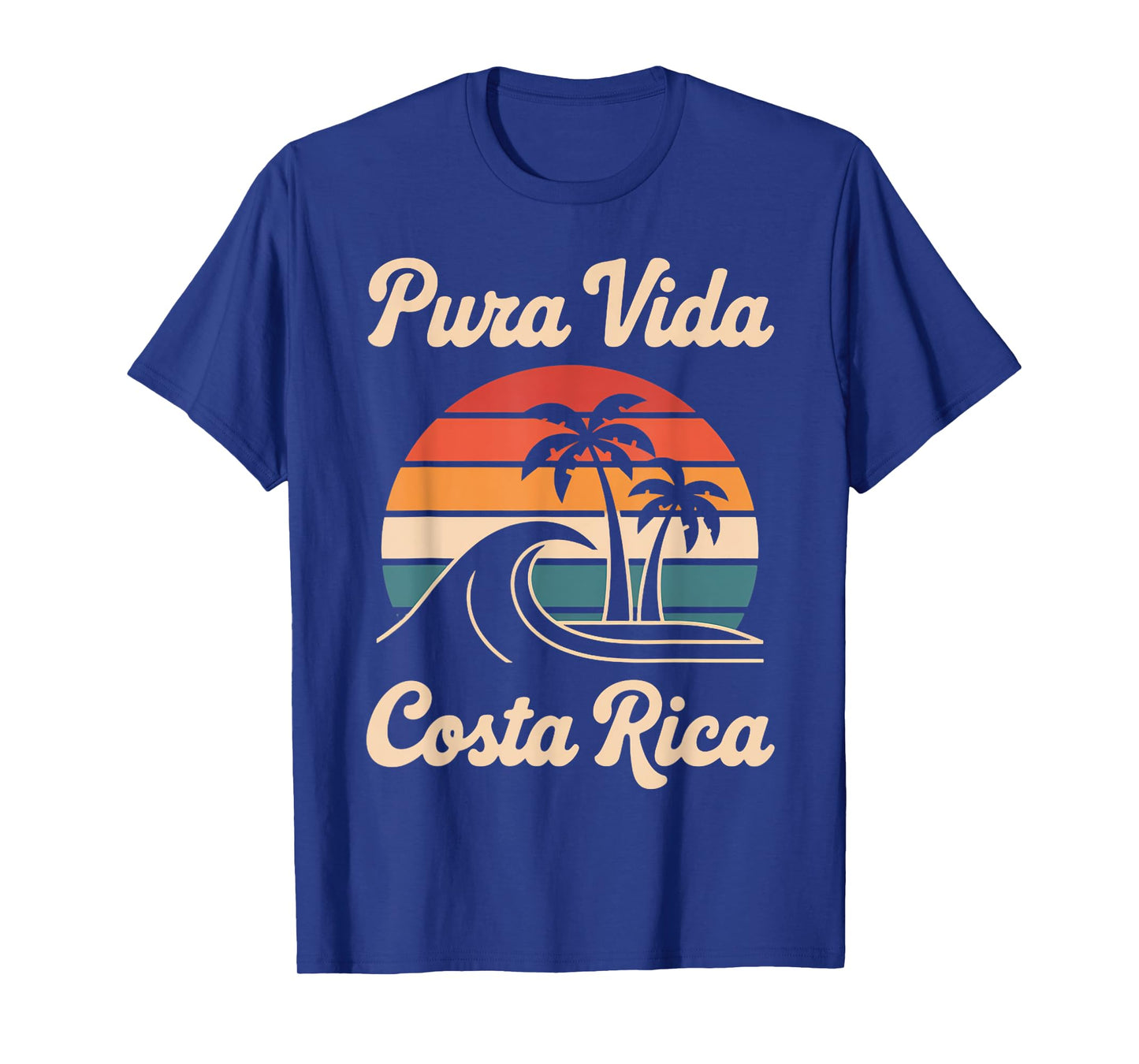 Vacation Tropical Retro Pura Vida Vintage Costa Rica T-Shirt