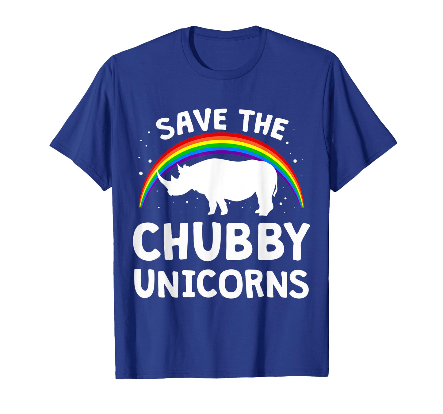 Funny Save The Chubby Unicorns Tee Shirt Rhino Lover Gift