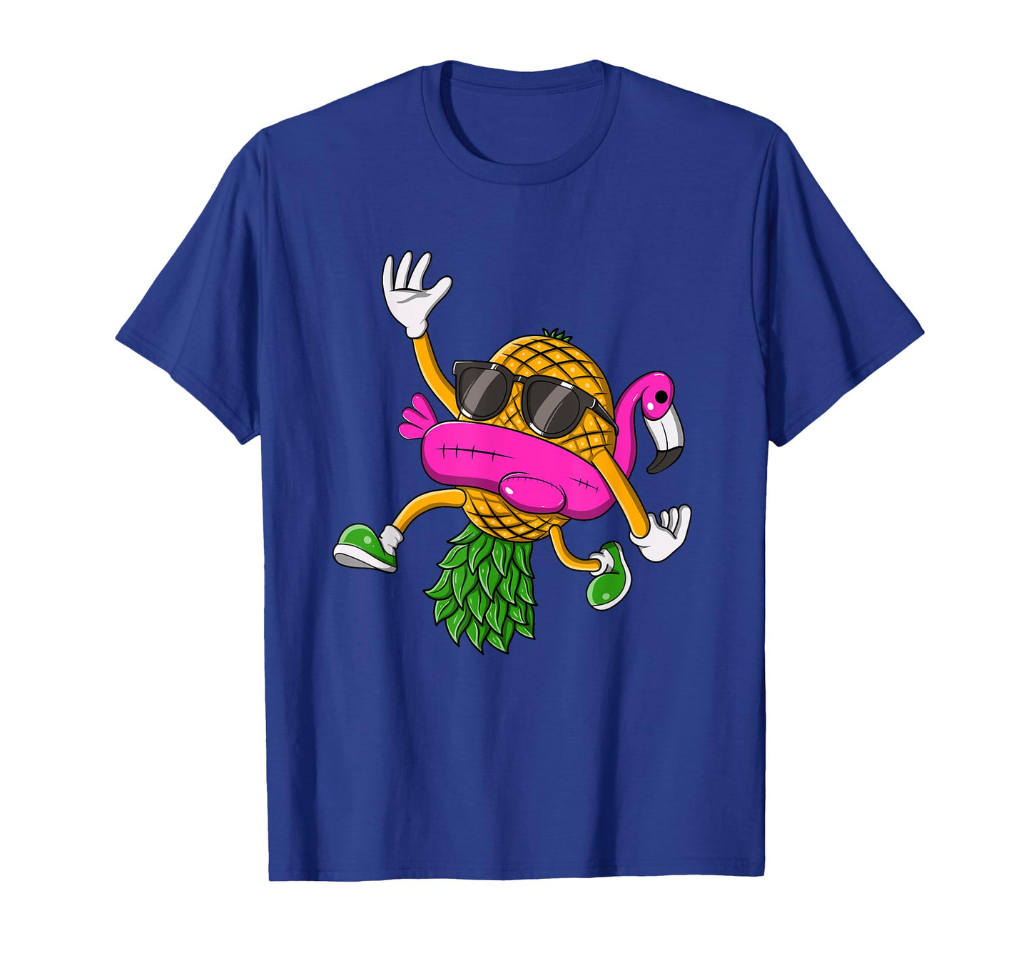 Upside Down Pineapple Swinger Flamingo for Men Women T-Shirt