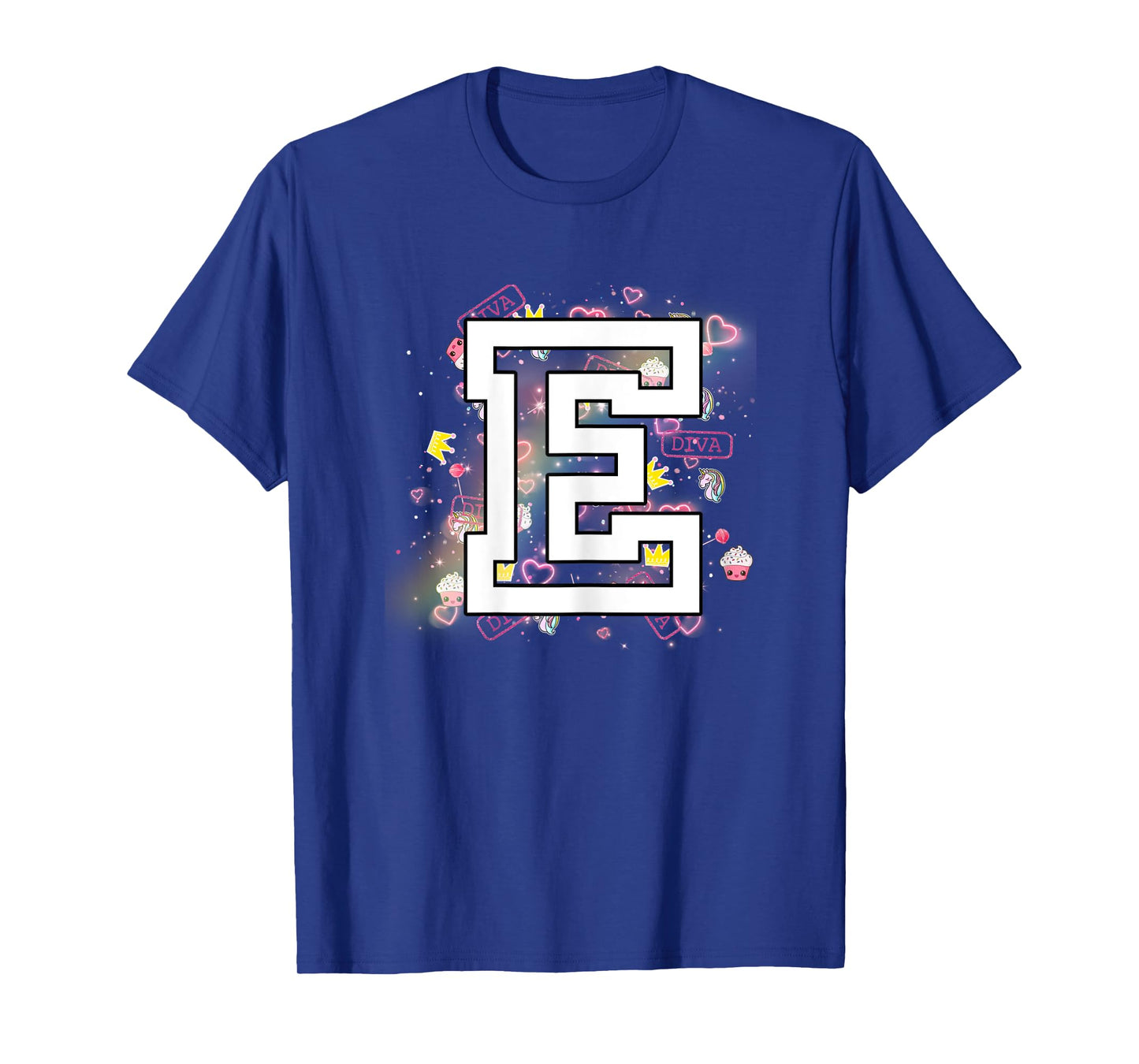 Kids Letter E Clothing For a Girl Who's Name Starts With E T-Shirt