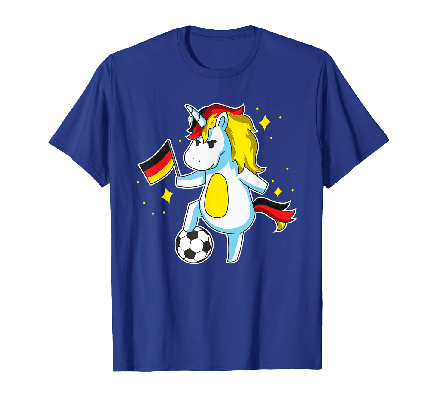 Soccer Unicorn German Jersey Design Germany Football Gift T-Shirt