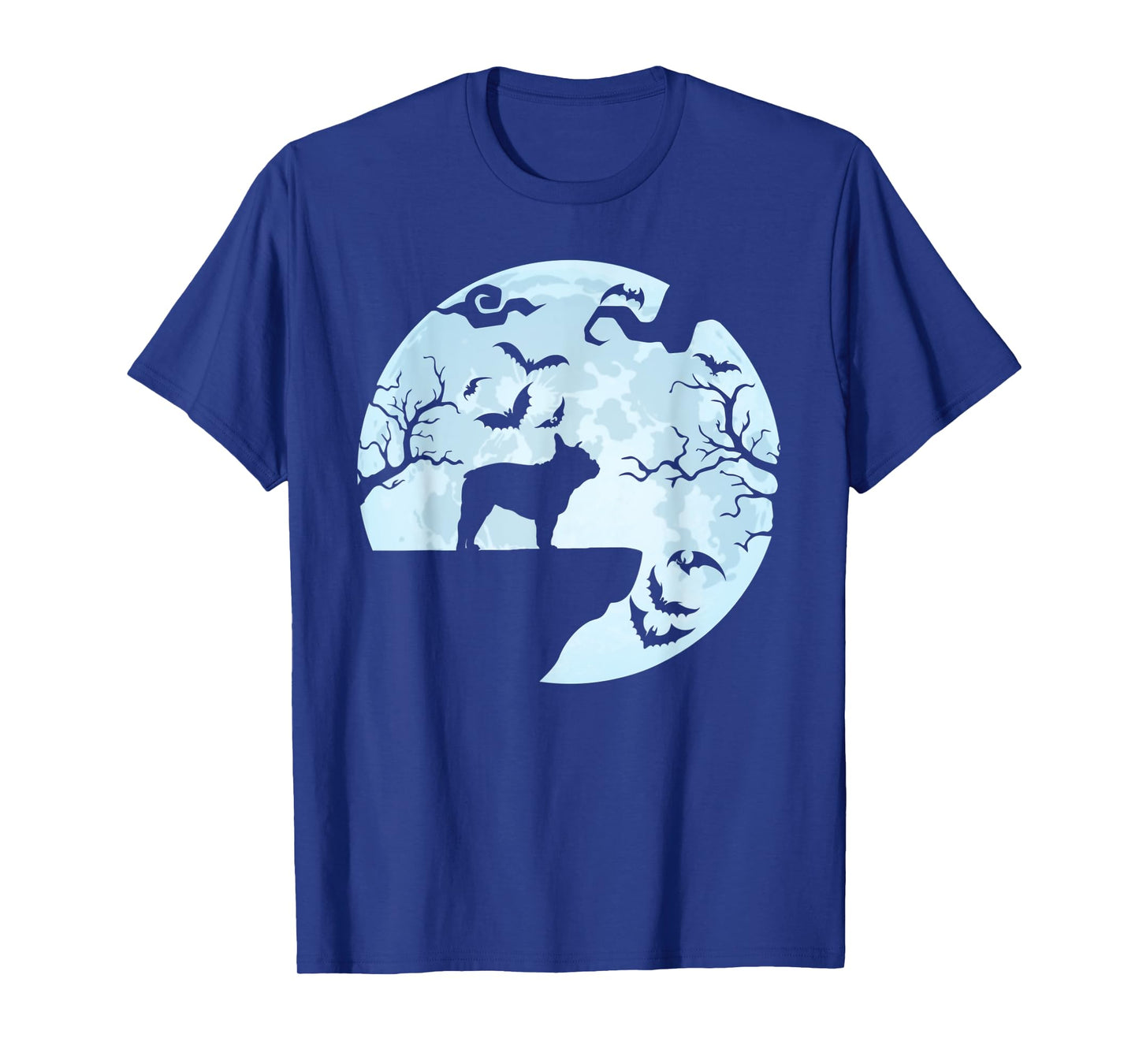 French Bulldog And Moon Halloween TShirt French Bulldog Dog T-Shirt for Men Women