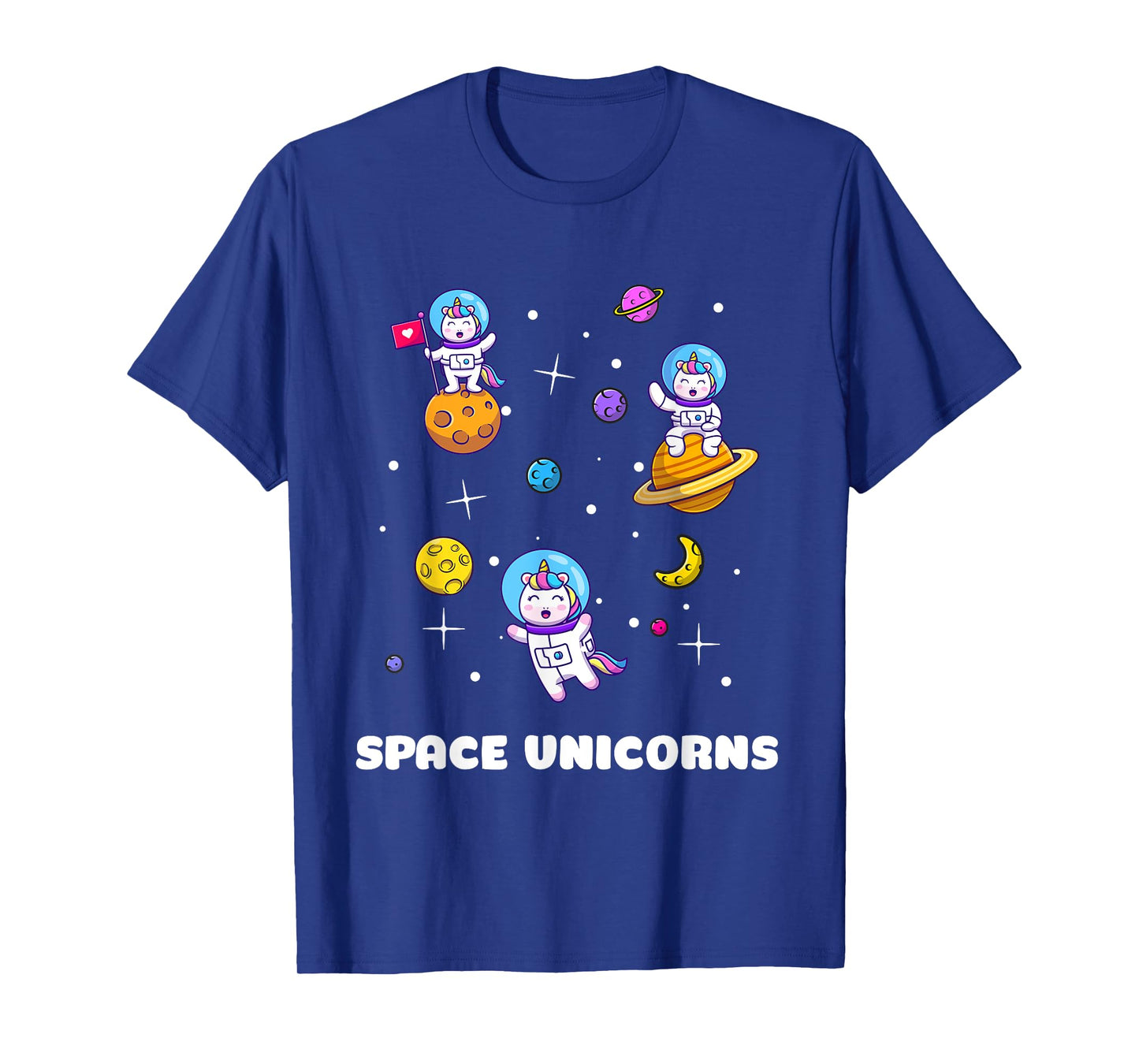 Space Unicorns Astronaut Funny Astronomy Lovers T-Shirt