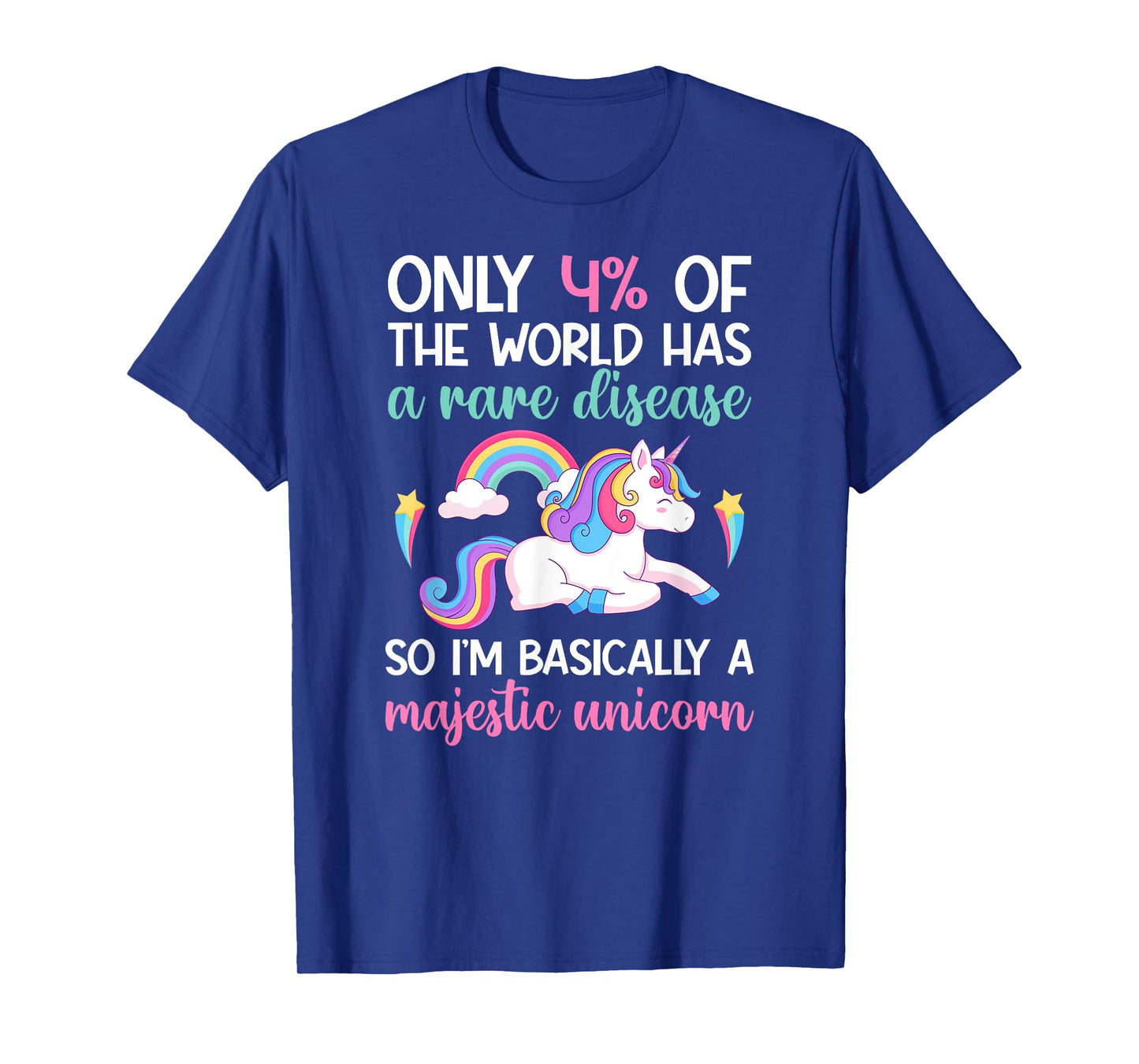 Rare Disease Warrior Unicorn Rare Disease Awareness T-Shirt