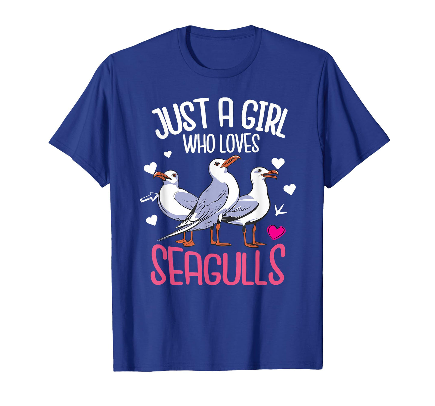 Just A Girl Who Loves Seagulls – Funny Seagull Gift T-Shirt