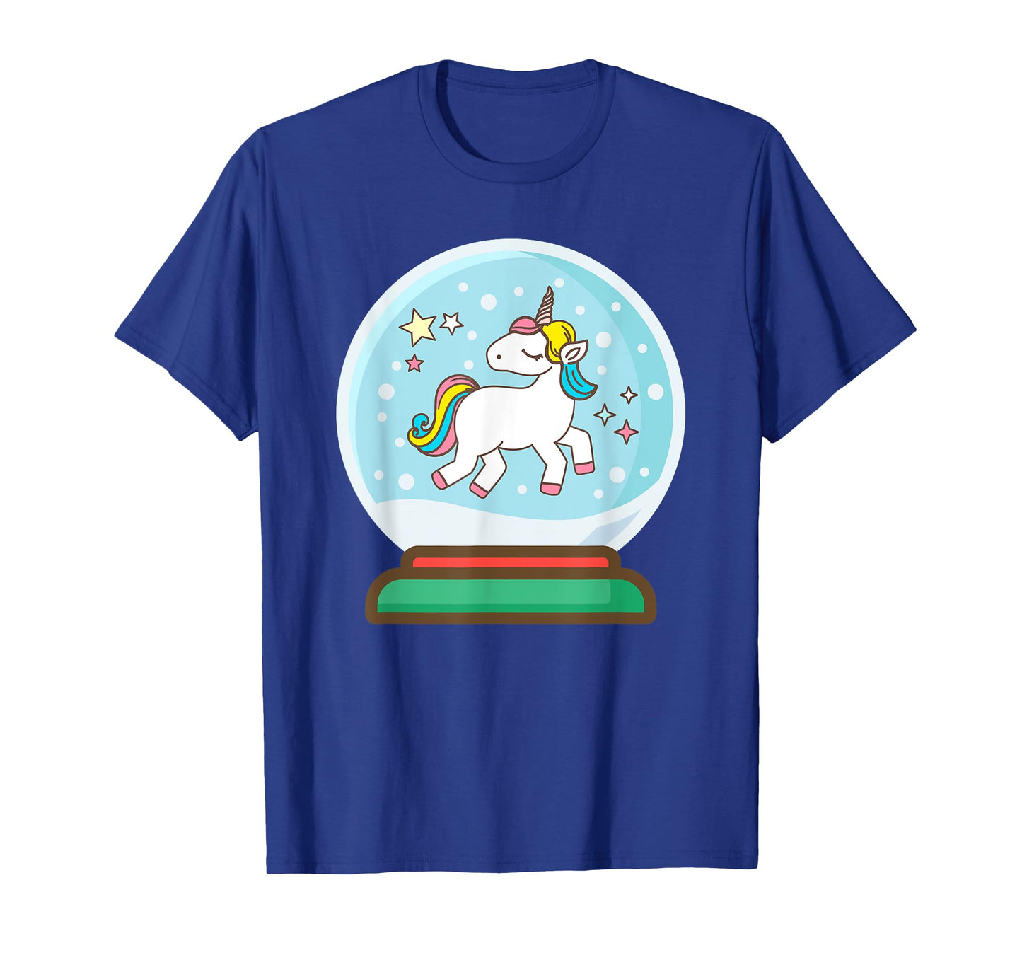 Unicorn Snow Globe Gift for Girls T-Shirt