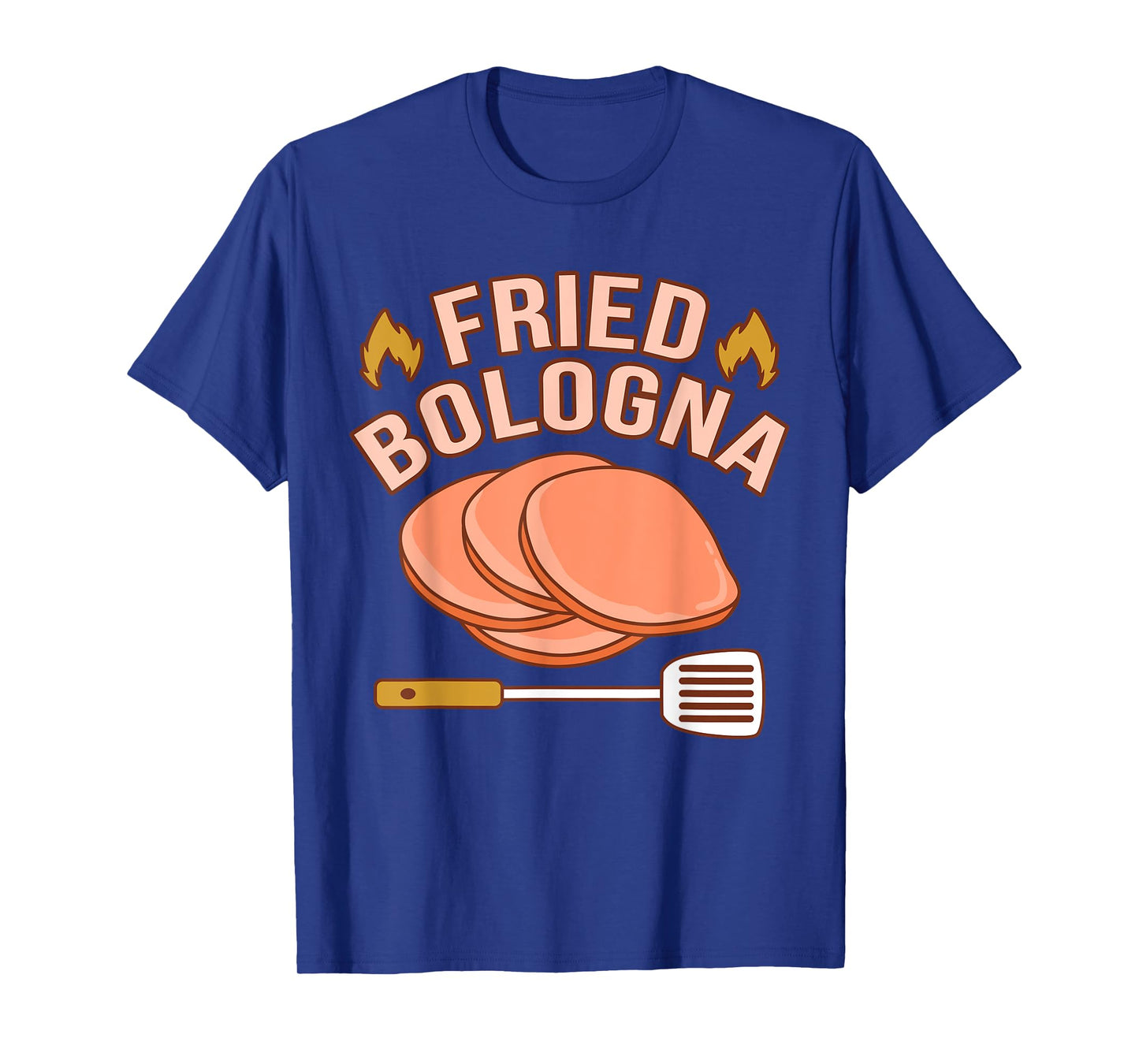 Fried Bologna Meat Sandwich Food Lover Eater Graphic T-Shirt