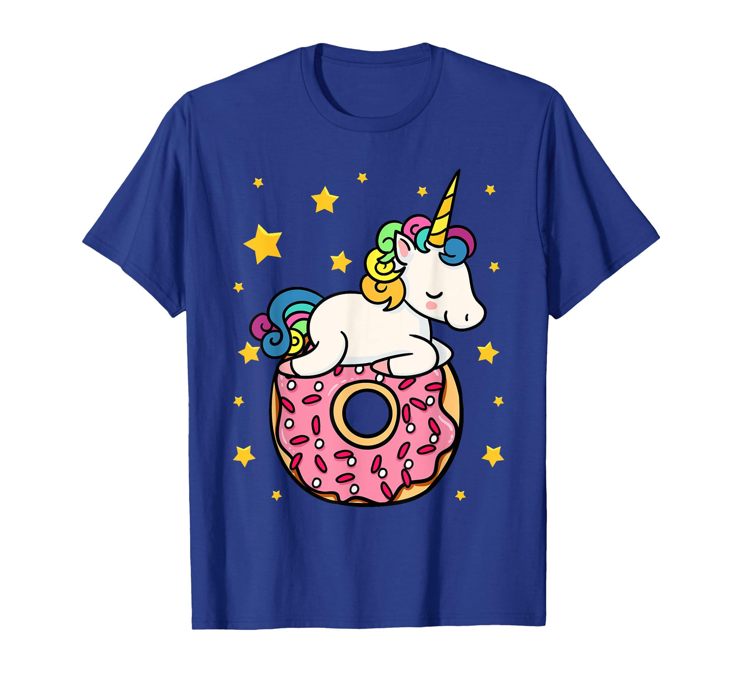 Unicorn Donut Doughnut Dessert Food Lover Candy Gift Idea T-Shirt