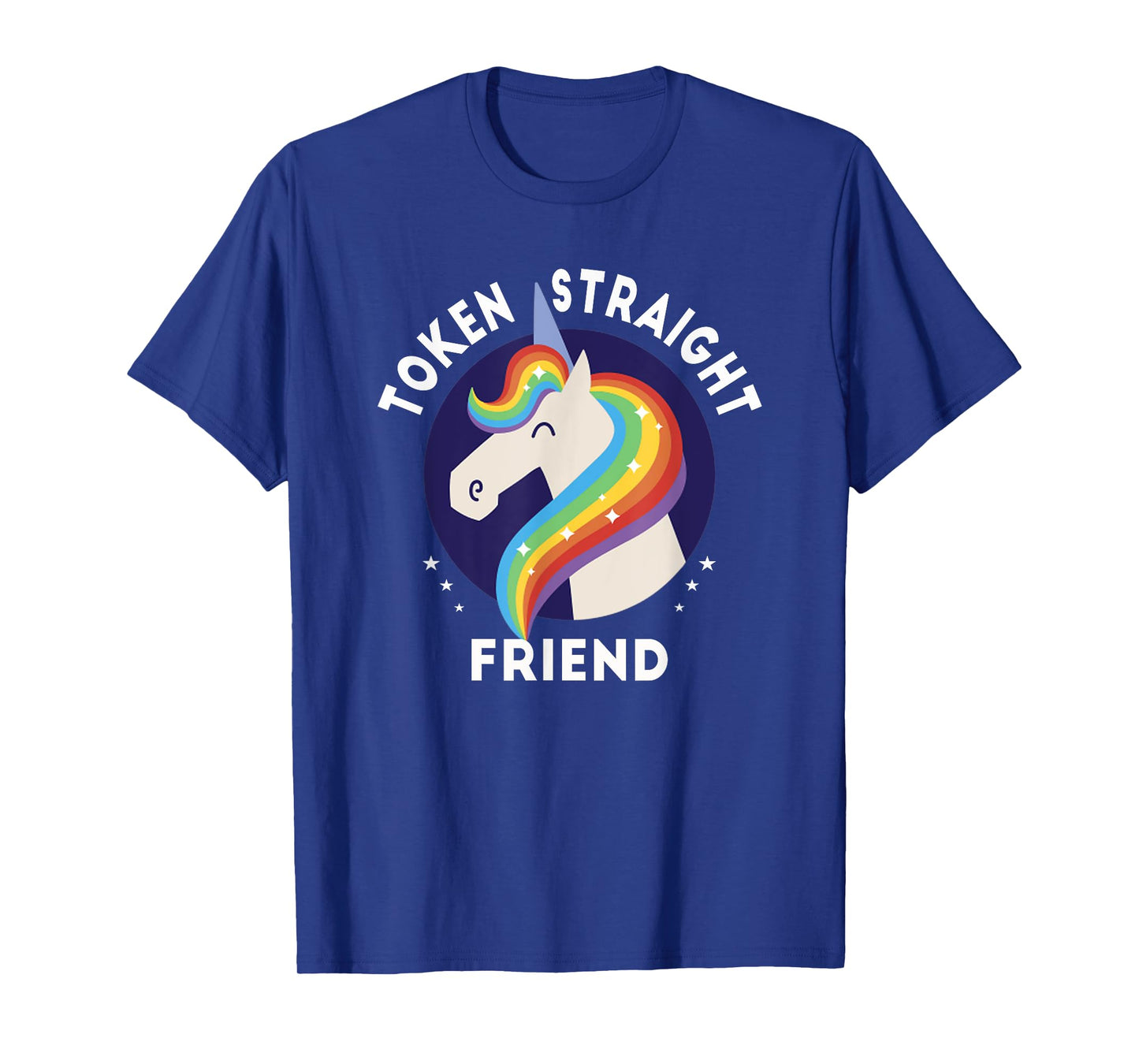 Token Straight Friend Funny Slang Queer Ally Gay Pride Stuff T-Shirt