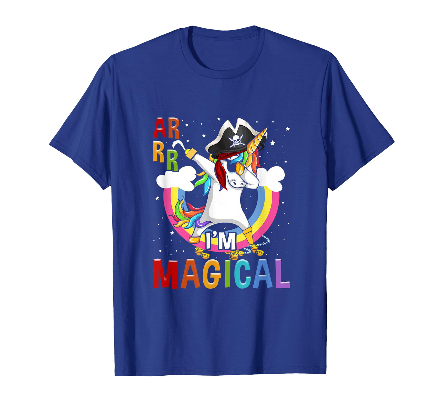 I'm Magical Caribbean Buccaneer Toddler Unicorn Pirate T-Shirt