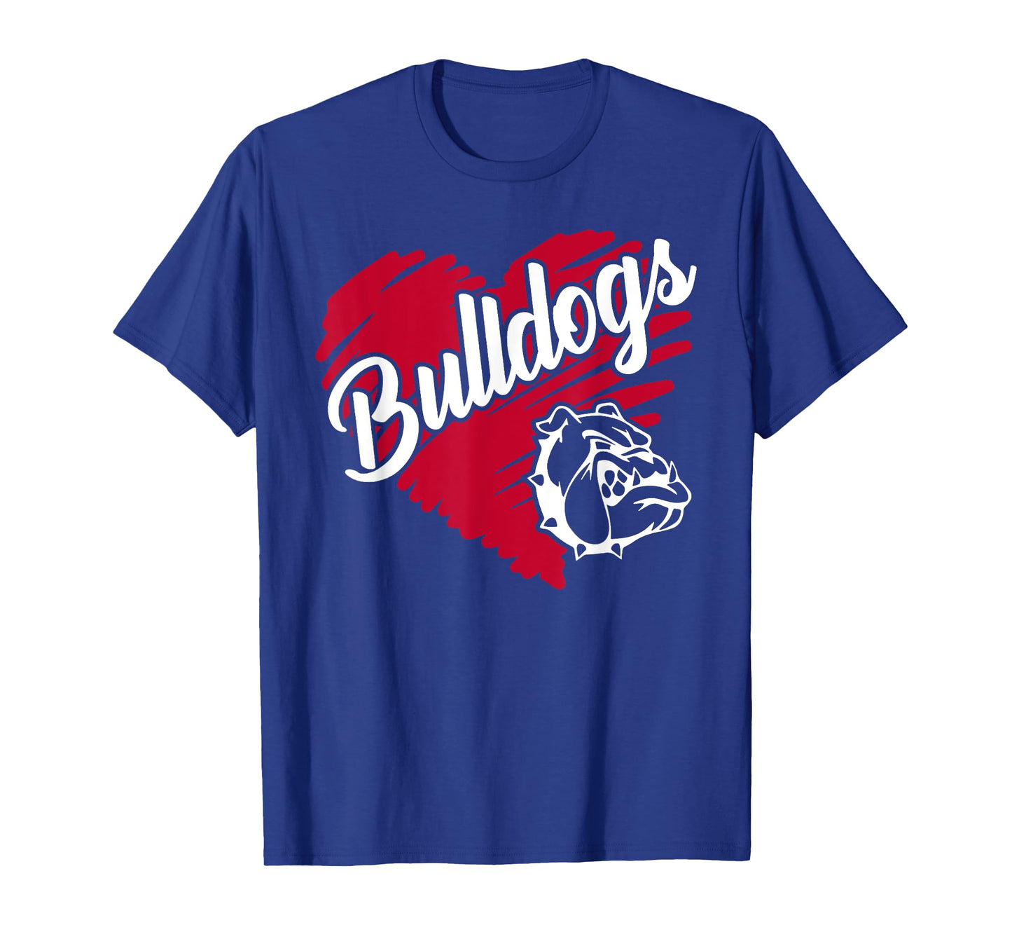 Bulldog Team Mascot School Spirit Go Dawgs For Men Women Kid T-Shirt