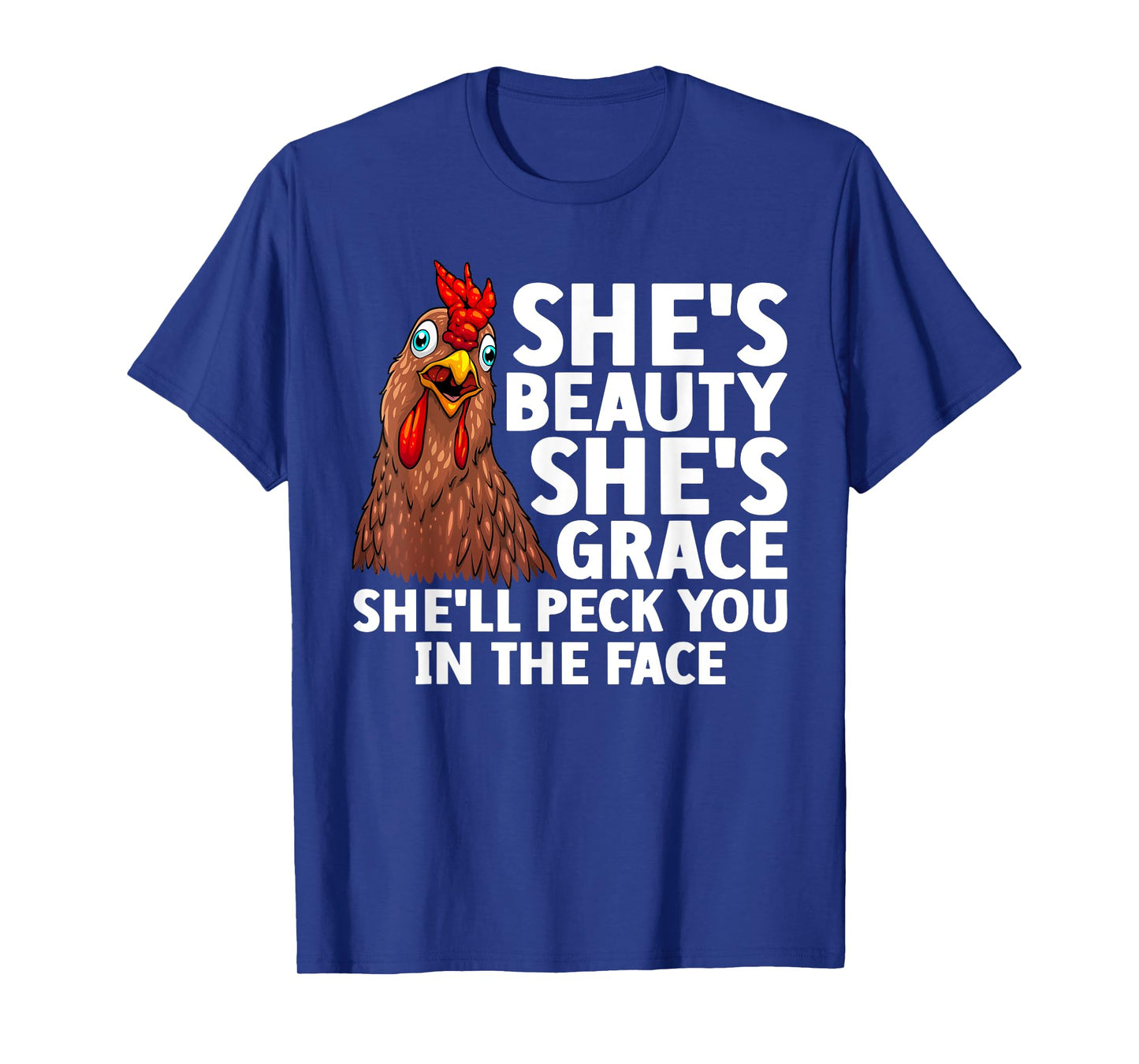 Funny Chicken Art For Men Women Rooster Hen Chicken Farmer T-Shirt