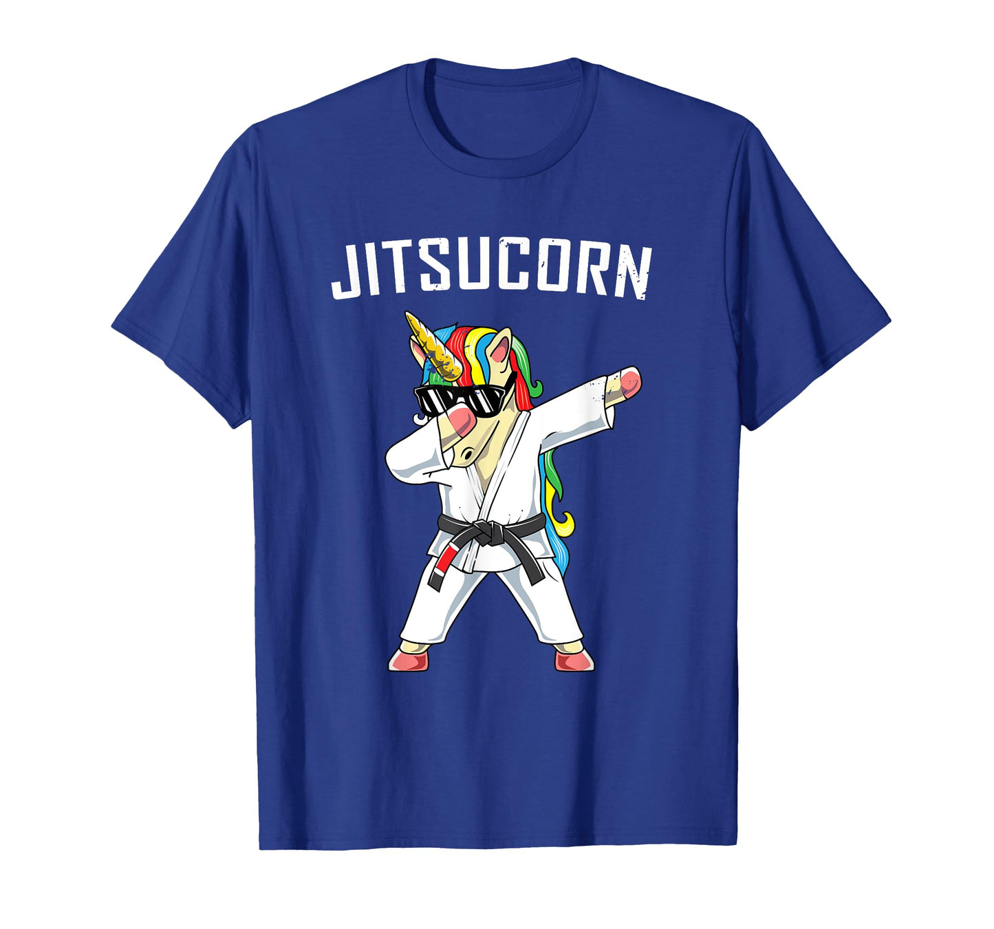 Jiu Jitsu Dabbing Unicorn T Shirt | Jitsucorn Funny Gift T-Shirt