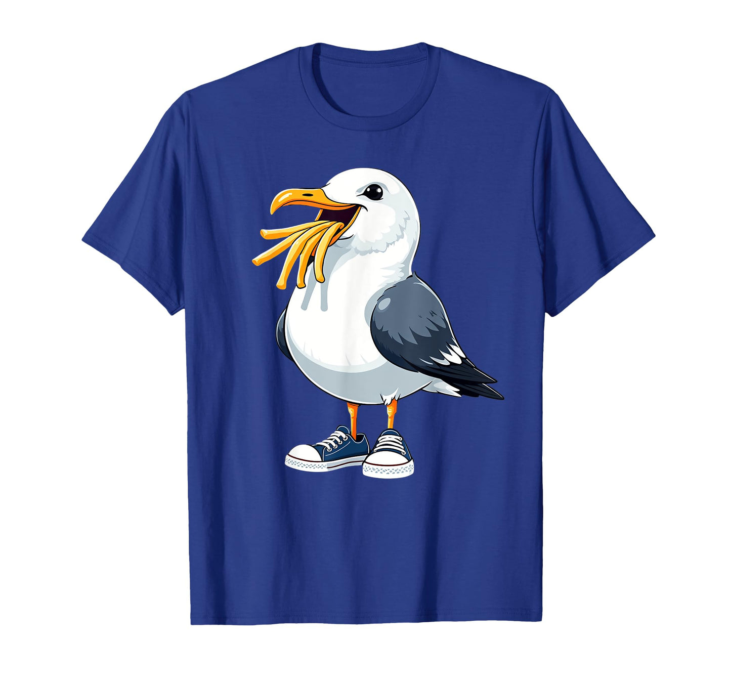 Seagull With Fries And Sneakers Fun T-Shirt