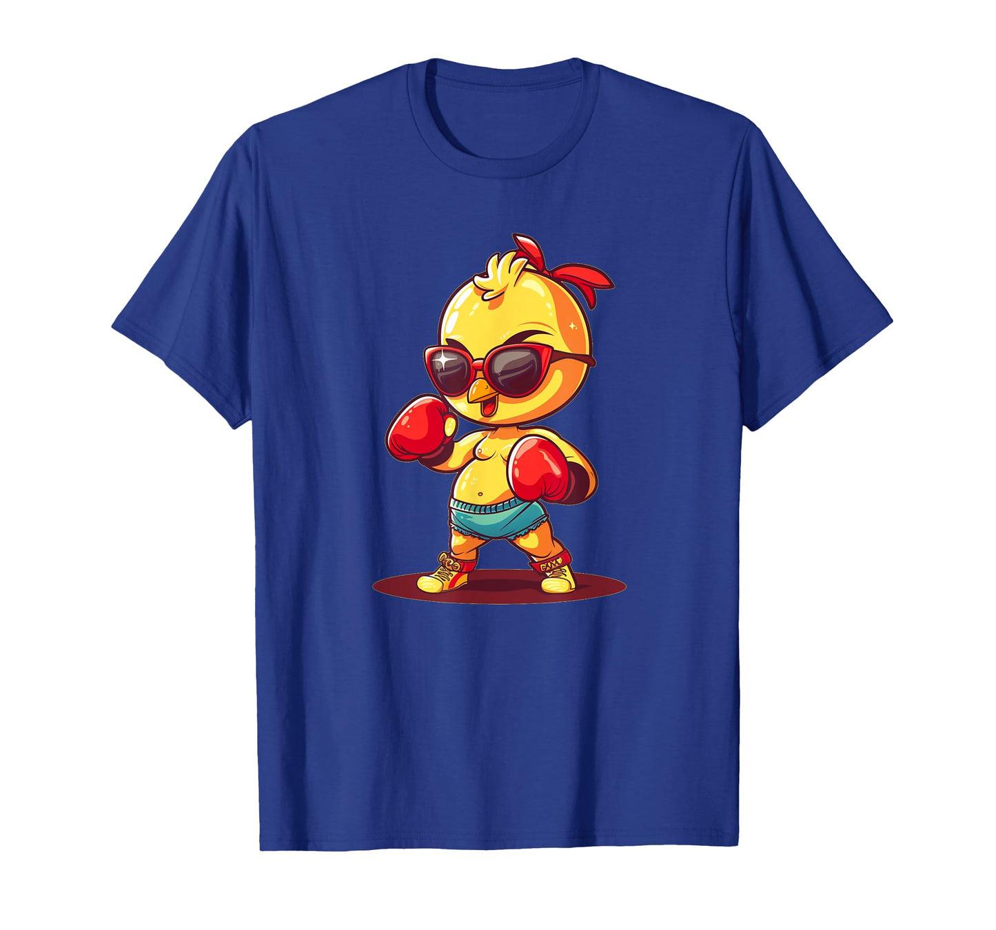 Boxing Chicken with Sunglasses Costume T-Shirt