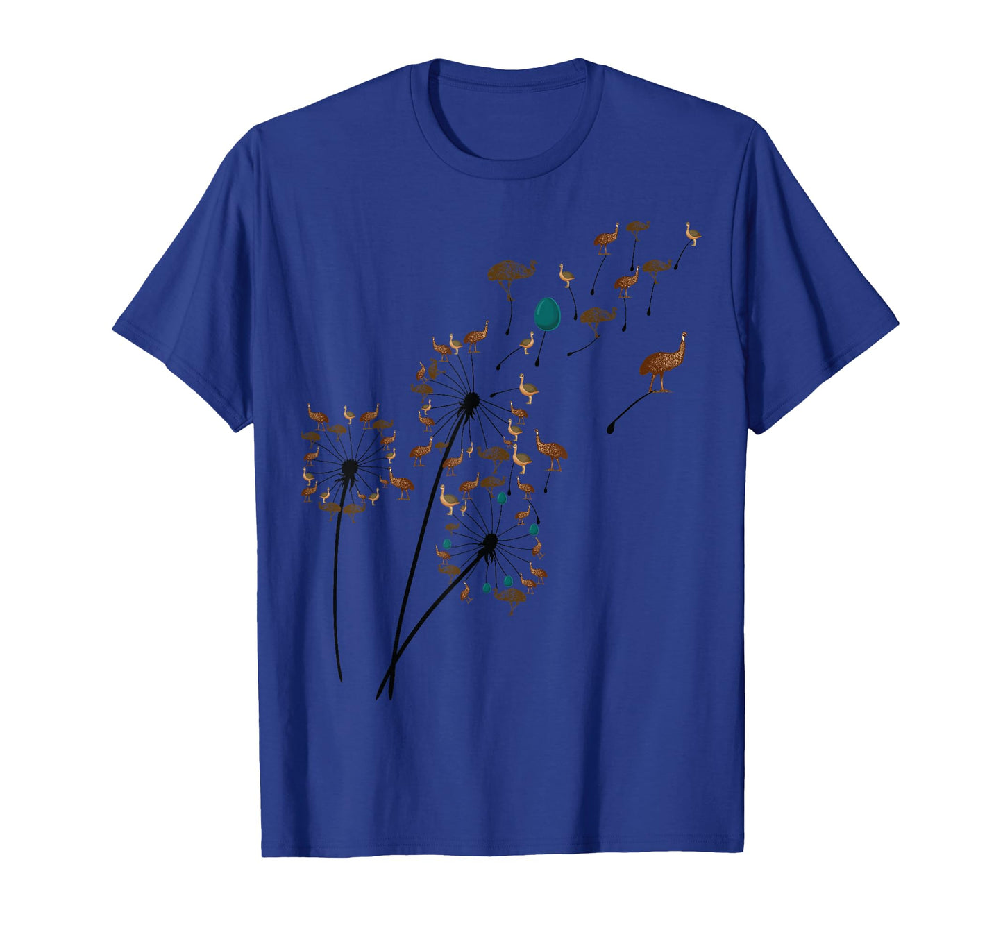 Dandelion emu Flower, Floral emu Tree Lover T-Shirt