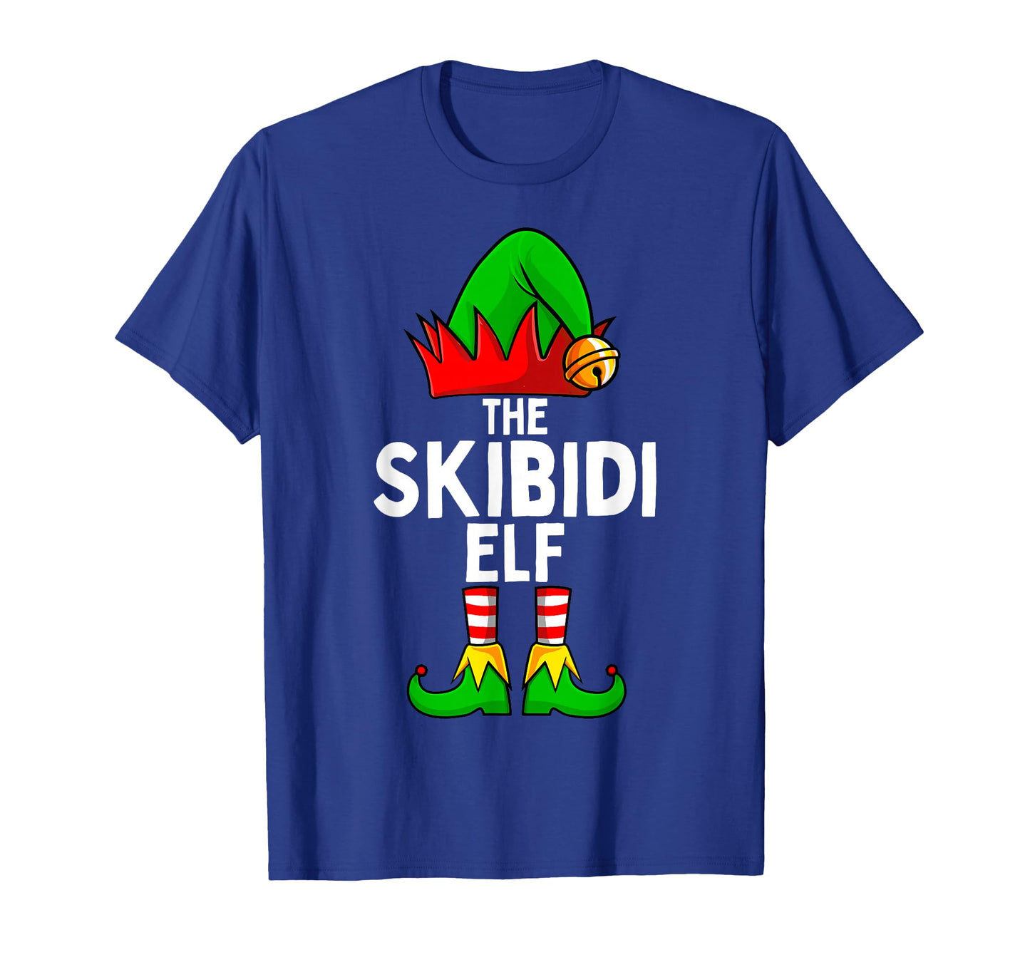Skibidi Elf Matching Family Christmas Funny Silly Teen Boys T-Shirt