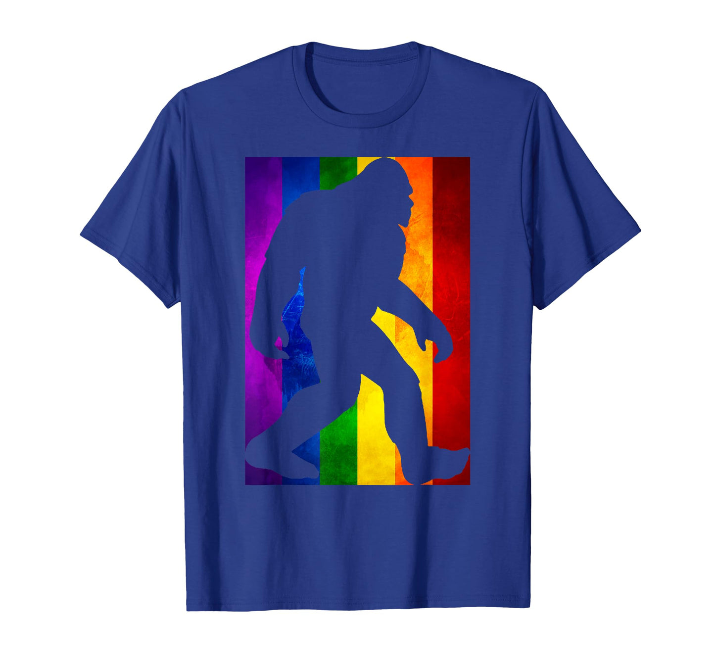 Bigfoot Rainbow Flag Gay Pride Month LGBTQ Gift | Sasquatch T-Shirt
