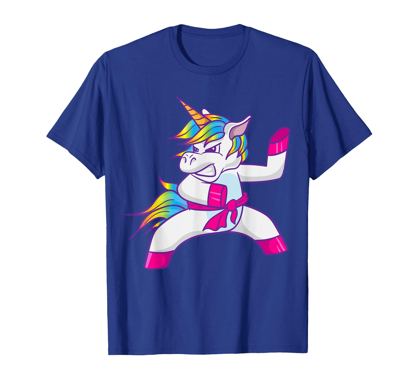 Ninja Unicorn Karate Taekwondo Kung Fu Fighting Unicorn T-Shirt