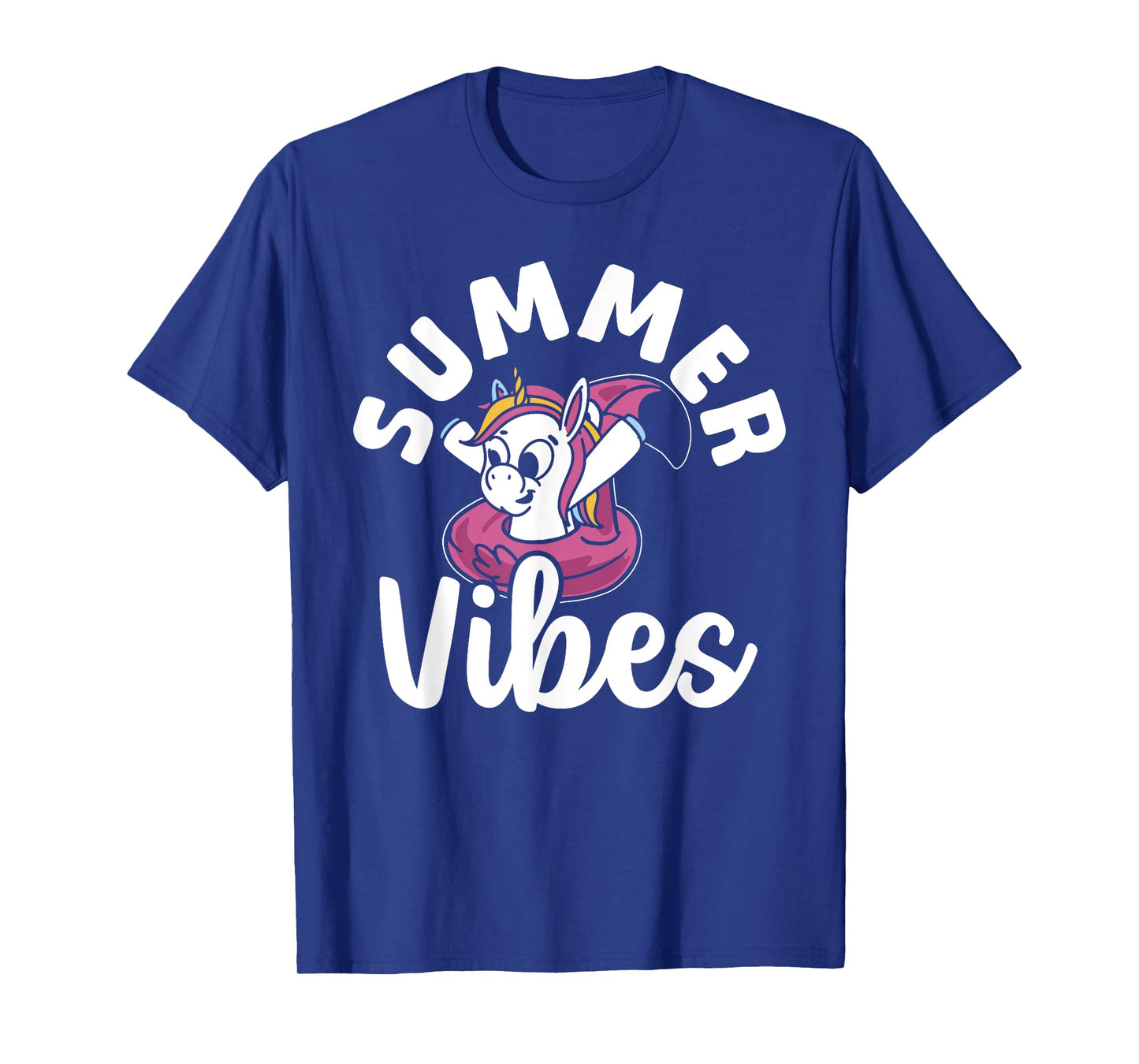 Pool Girl Unicorn Kids Summer Vibes Women Swimming Pool T-Shirt