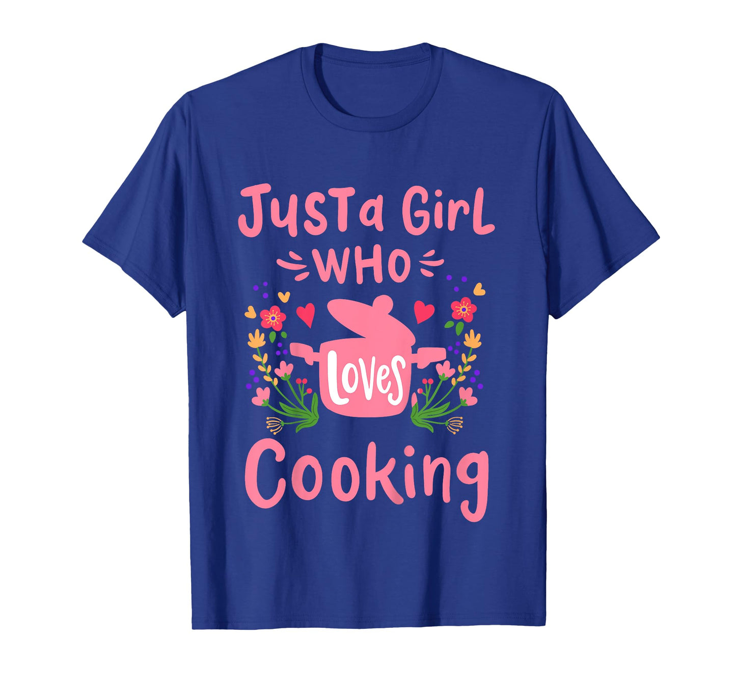 Kids Cook Chef Just A Girl Who Loves Cooking Gift T-Shirt