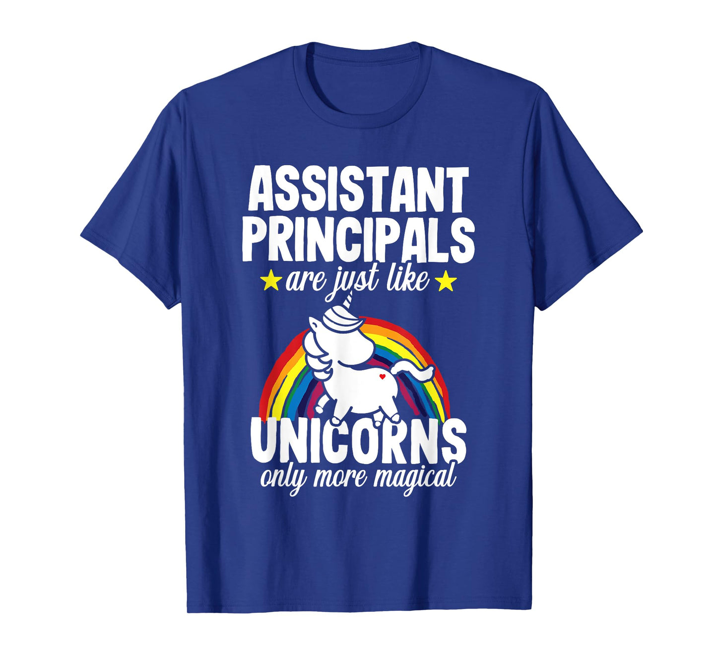 Assistant Principal Funny Unicorn Teacher Appreciation T-Shirt for Men Women