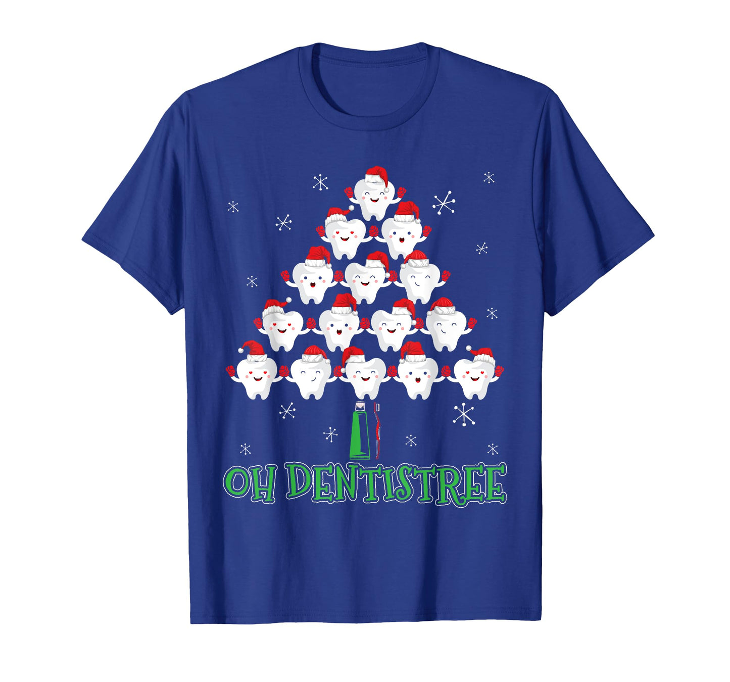 Oh Dentistree Christmas Funny Dentist Christmas T-Shirt