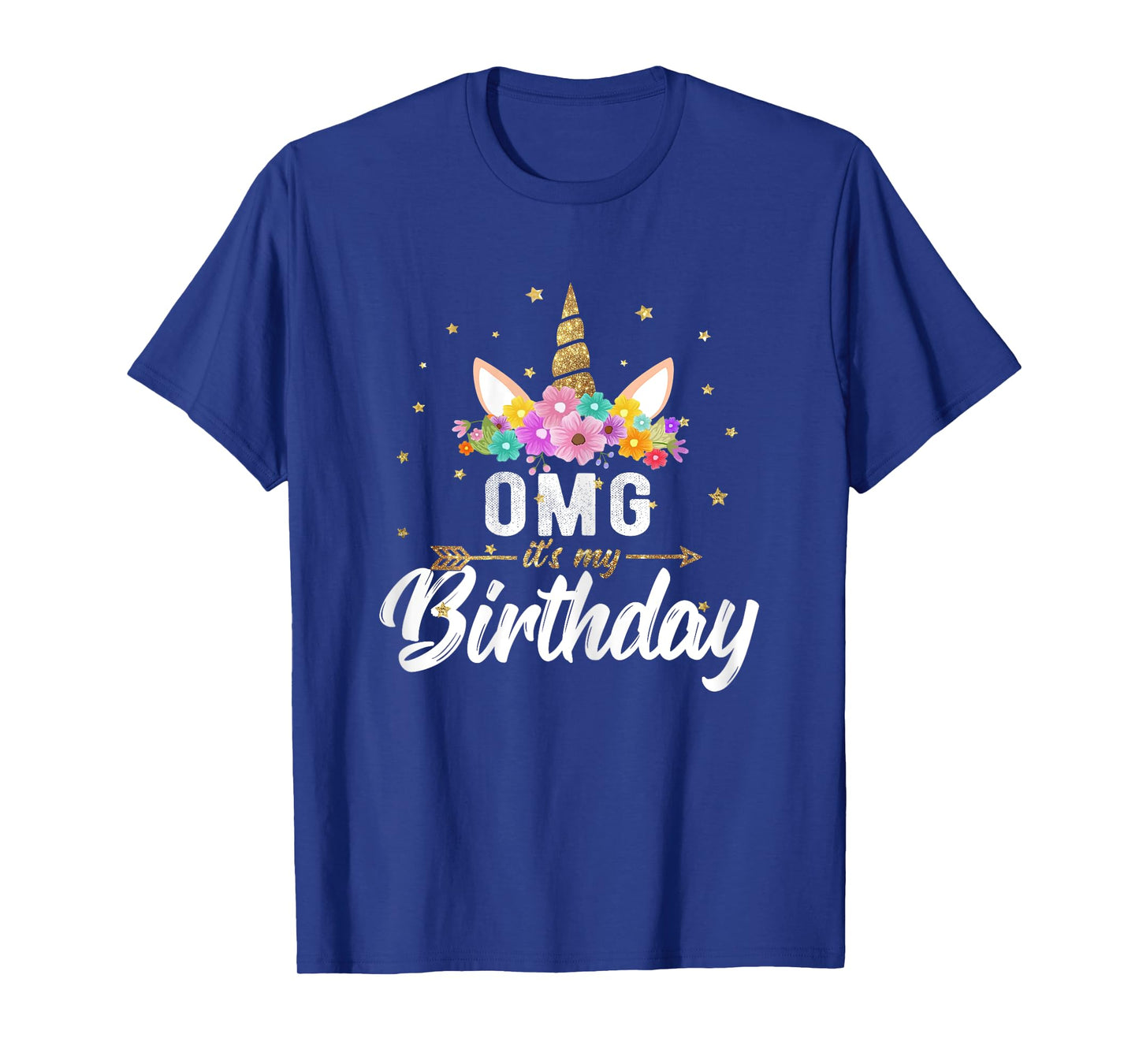 OMG its my Birthday Shirt Birthday Unicorn Girl Tee Gift T-Shirt