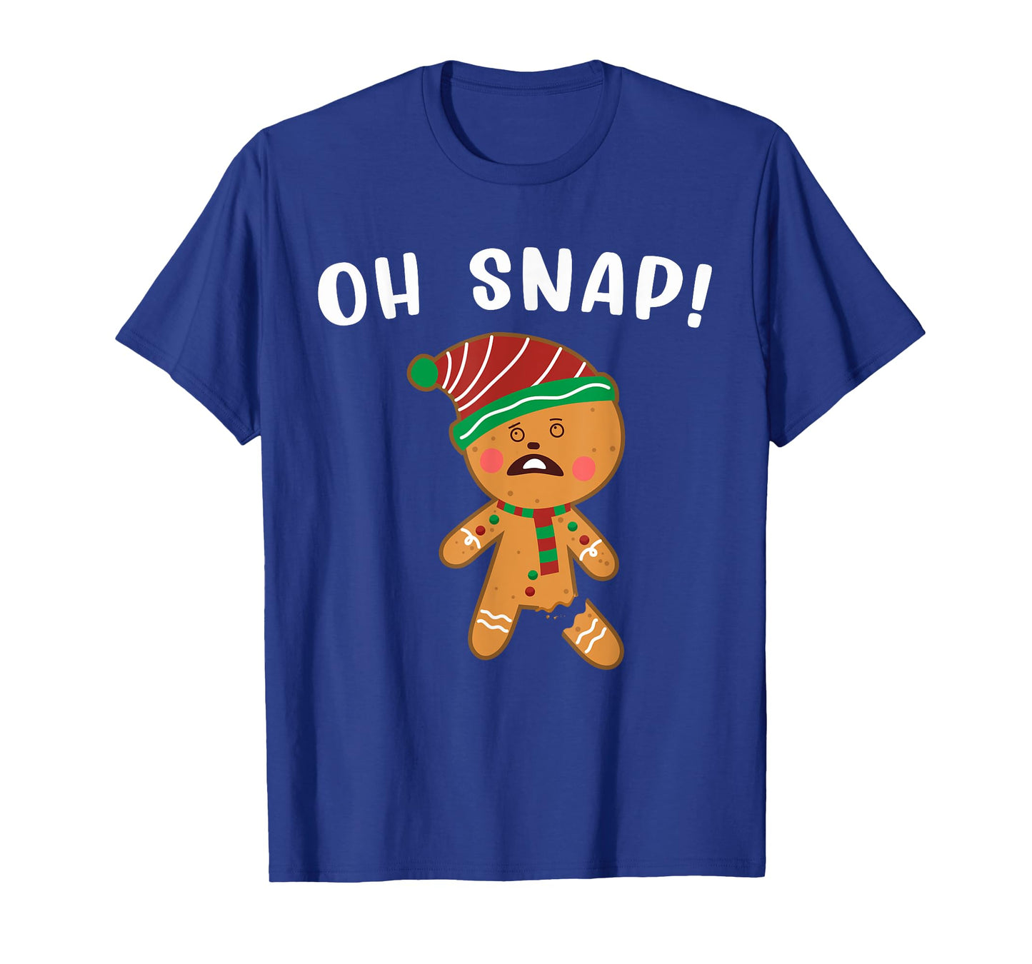 Gingerbread Man Oh Snap Christmas Funny Cookie Baking Gift T-Shirt