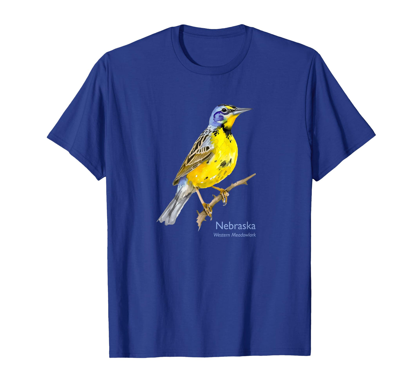 Nebraska Bird Western Meadowlark Birdwatching Birder T-Shirt
