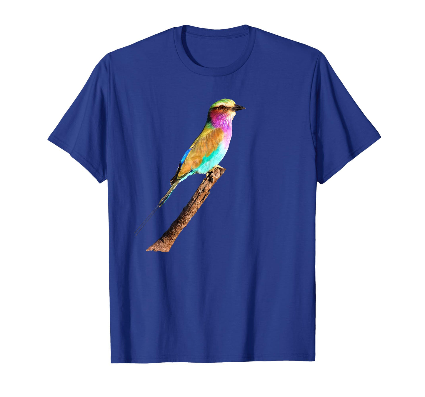 Lilac-breasted Roller Artwork for Bird Watchers T-Shirt
