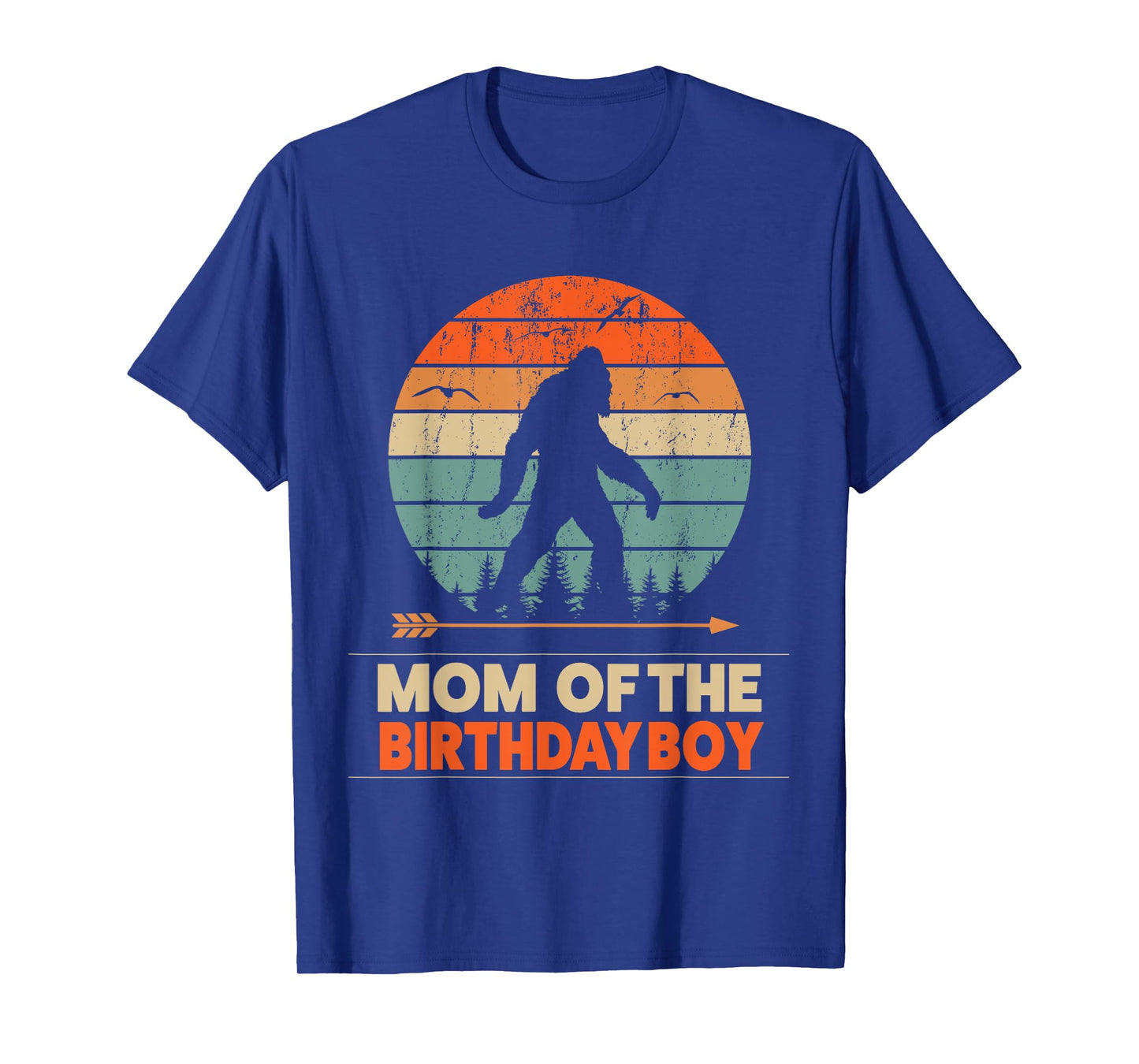mom of the birthday boy bigfoot birthday T-Shirt