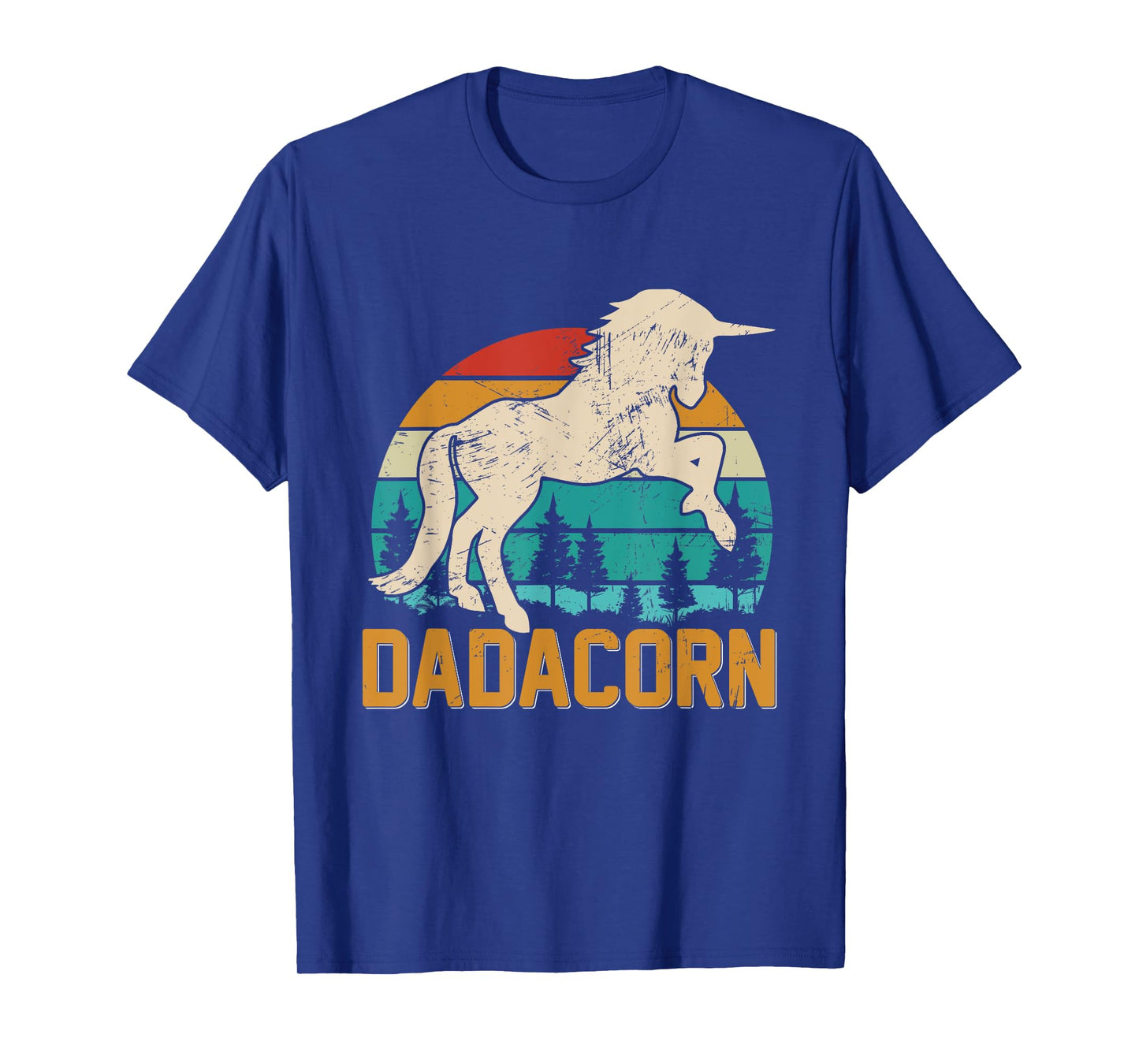 Fathers Day Gift Unicorn Dad Shirt Funny Dadacorn Men T-Shirt