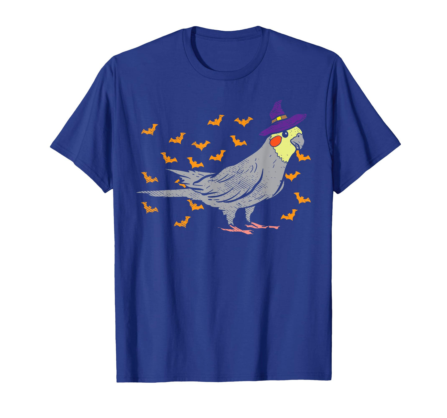 Cockatiel Bird Witch Hat Halloween Animal Lover Gift T-Shirt