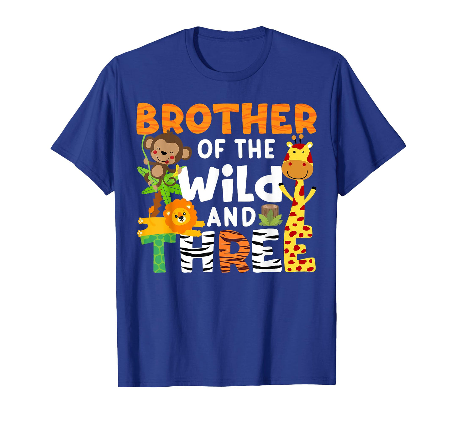 Brother Of The Wild and Three Zoo Theme Party Safari Jungle T-Shirt