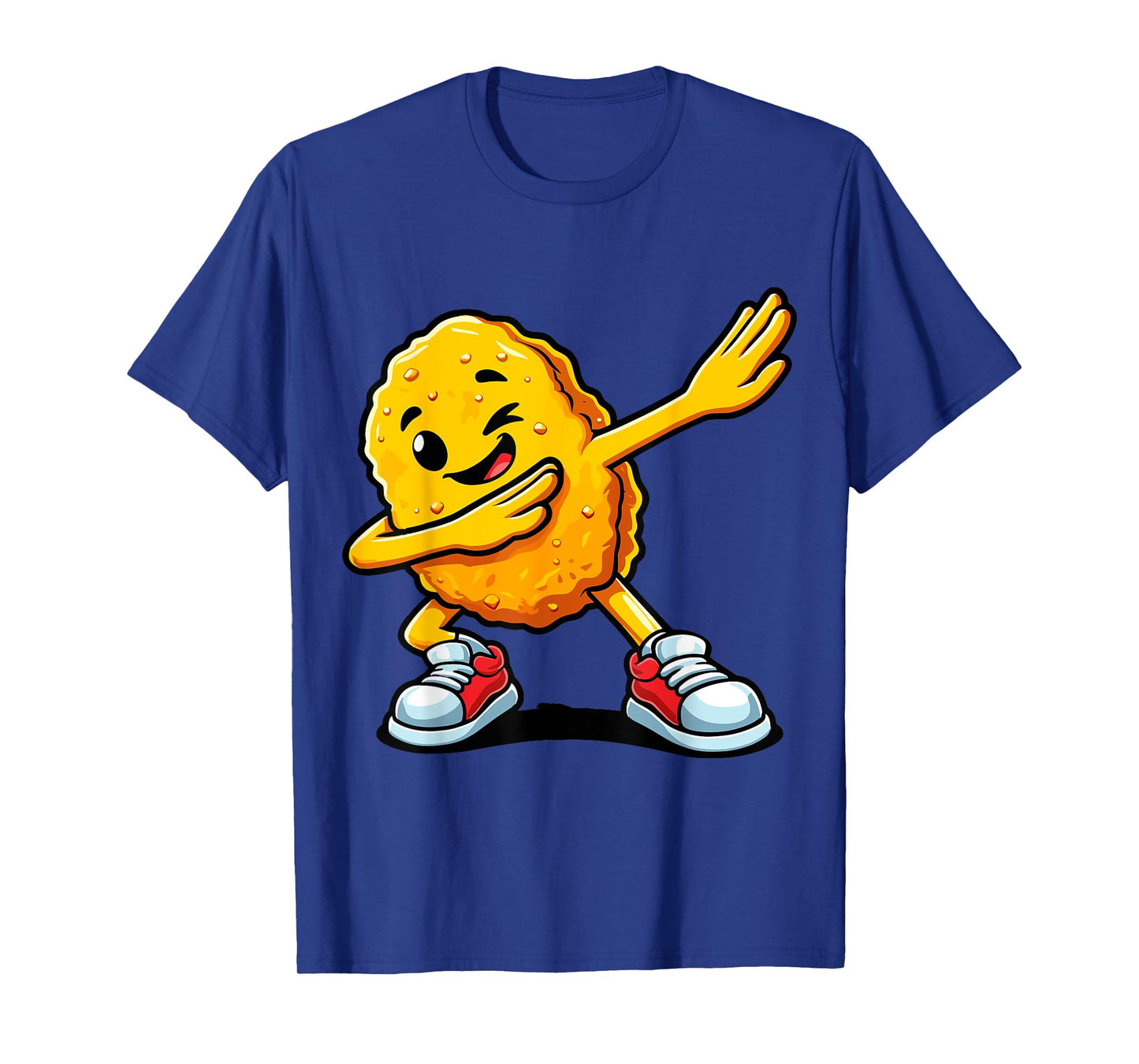 Humorous Chicken Nugget lover Gifts Unisex-Adults Black T-Shirt Small