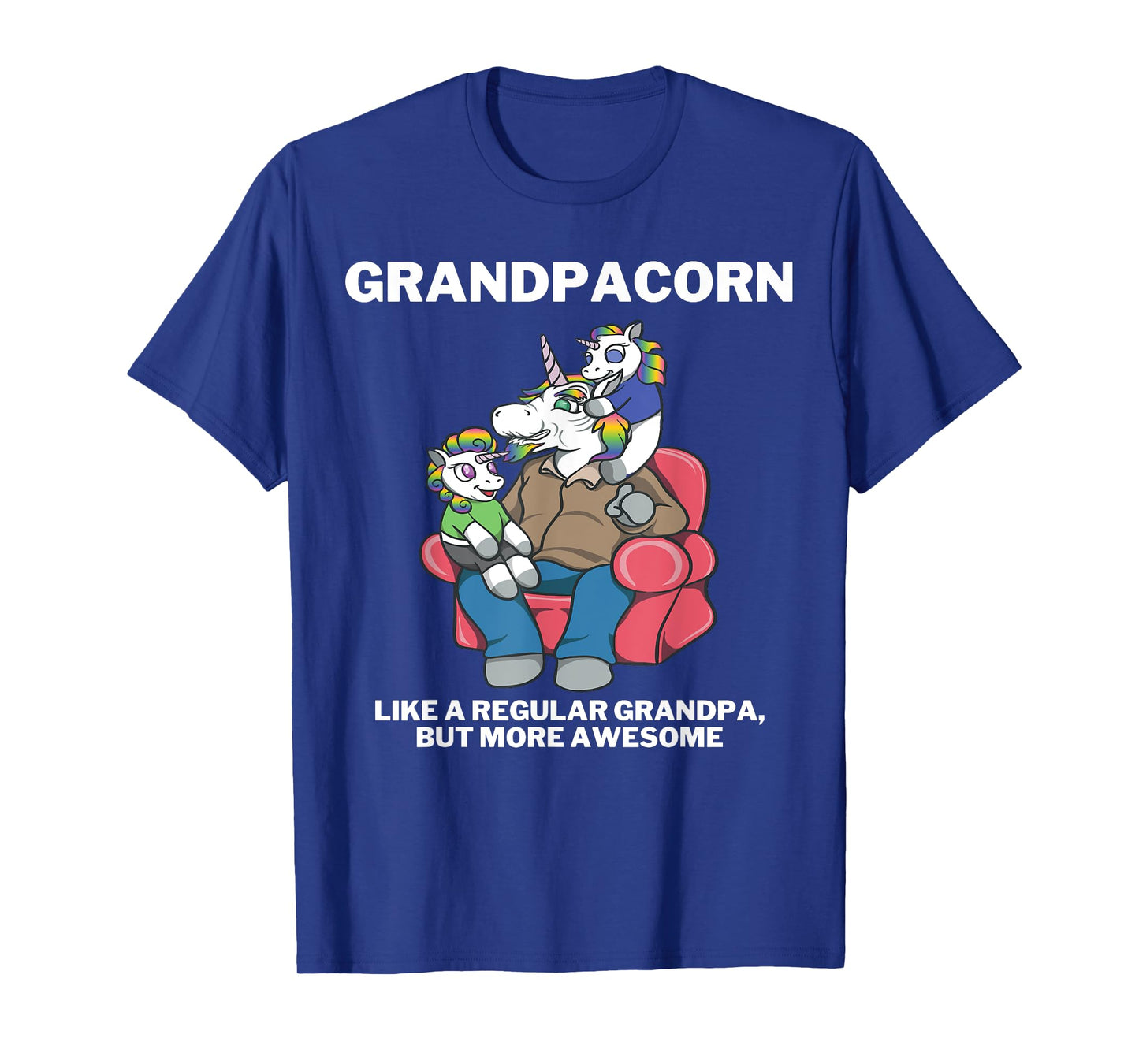 Grandpacorn for Granddad Unicorn Grandpa T-Shirt