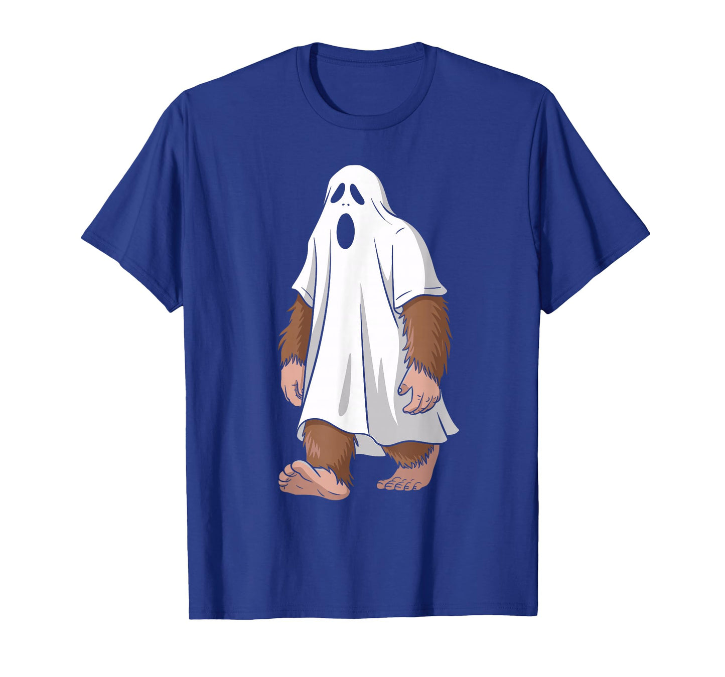 Funny Ghost Bigfoot Lovers Spooky Halloween Costume T-Shirt