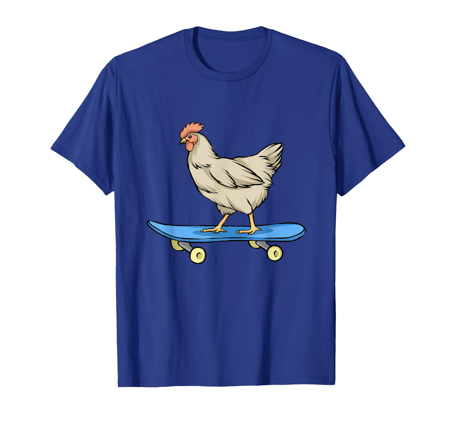 Chicken Riding A Skateboard Chickens T-Shirt